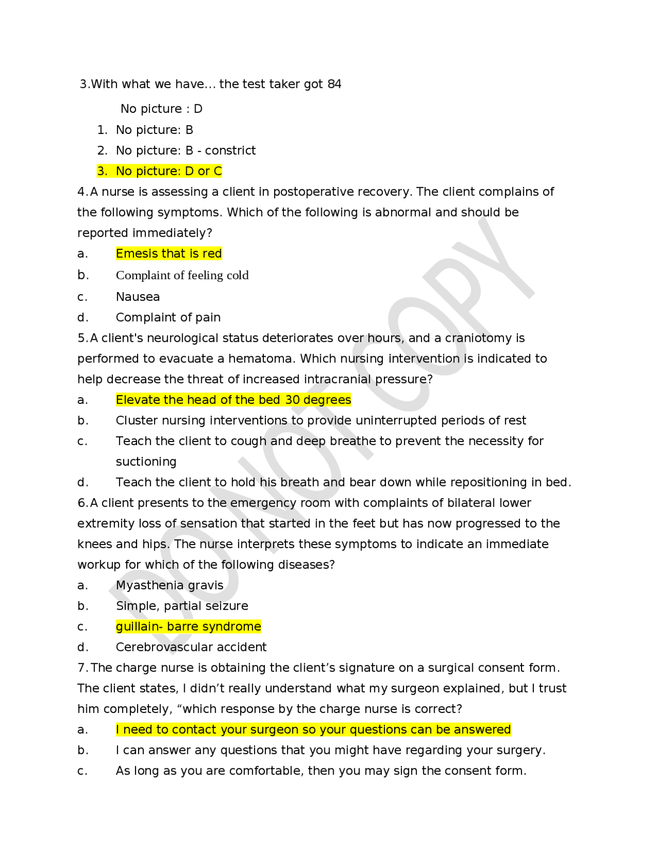 Nursing Practice Questions and Answers: A Comprehensive Review | Exams ...