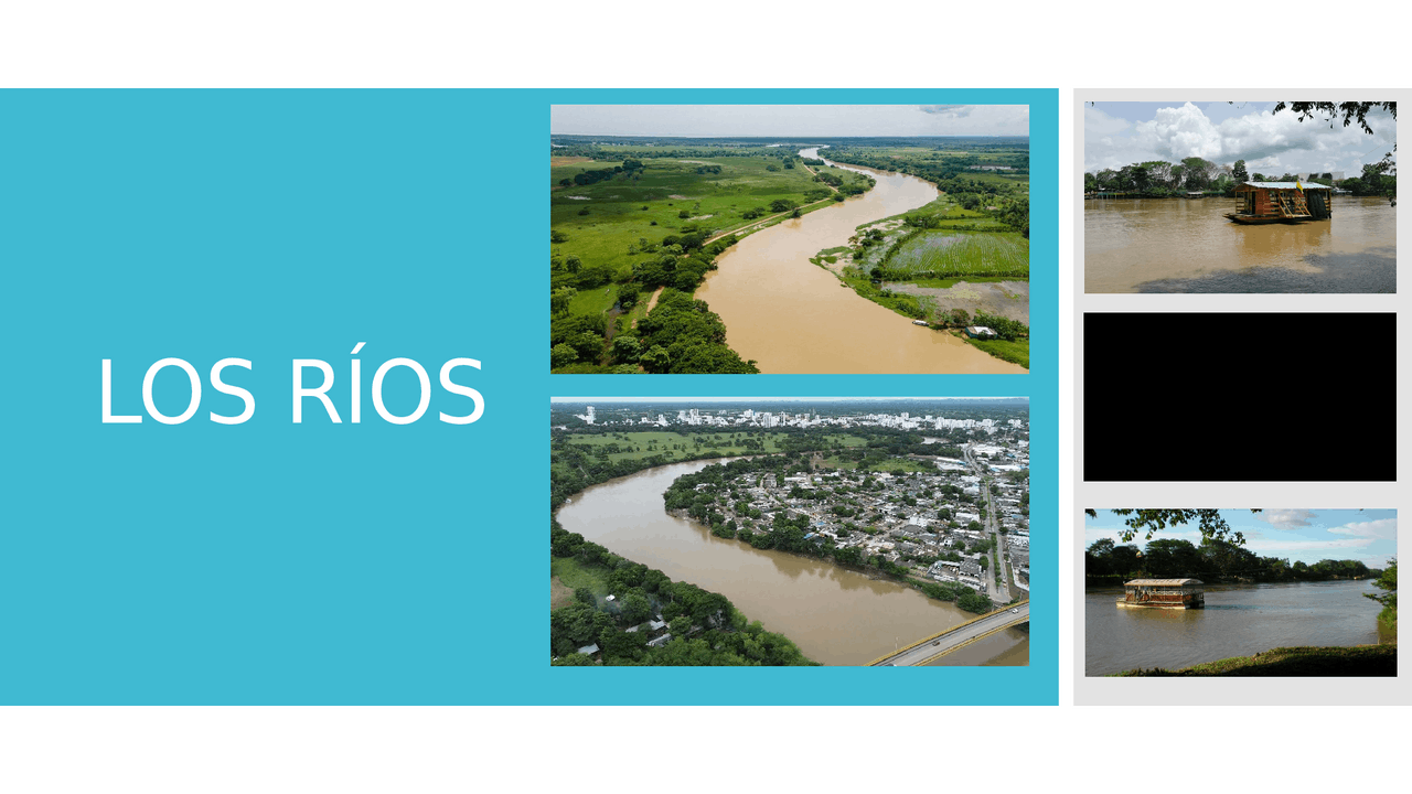 LOS RIOS Y SUS PARTES | Slides Vocational education | Docsity