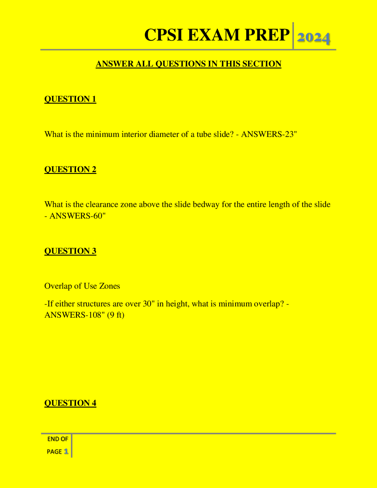CPSI Exam Prep: Playground Safety Standards and Regulations | Exams ...