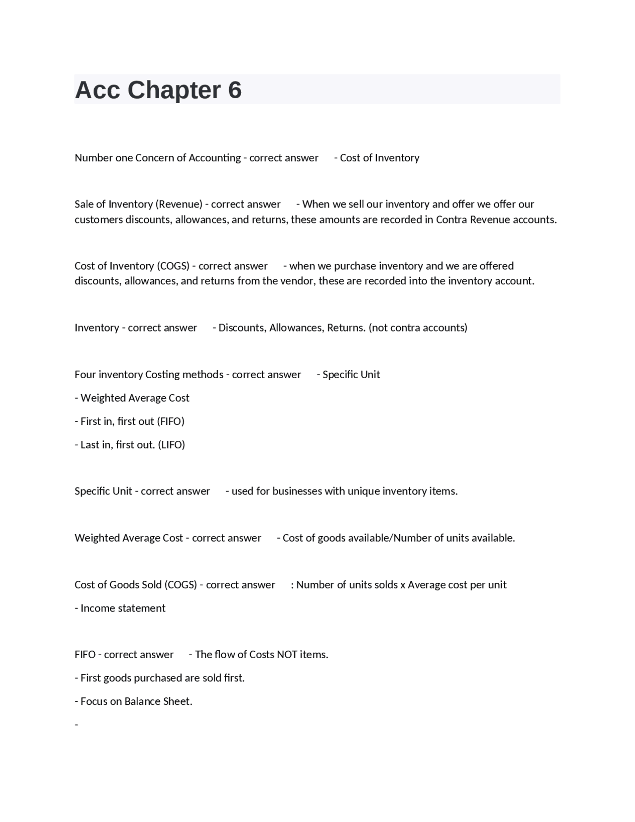 Acc Chapter 6 Certification Exam Questions And Answers | Exams Nursing ...