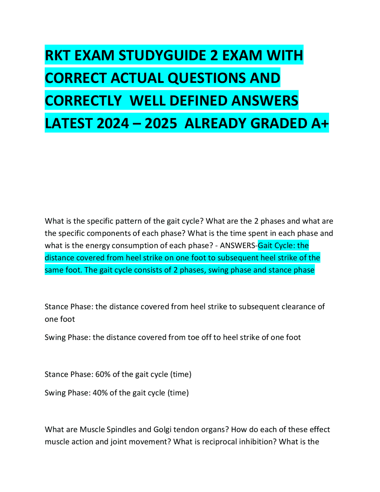 Rrt Kettering Study Guide Calendar.pdf RKT EXAM STUDYGUIDE 2 EXAM WITH CORRECT ACTUAL QUESTIONS | Exams ...