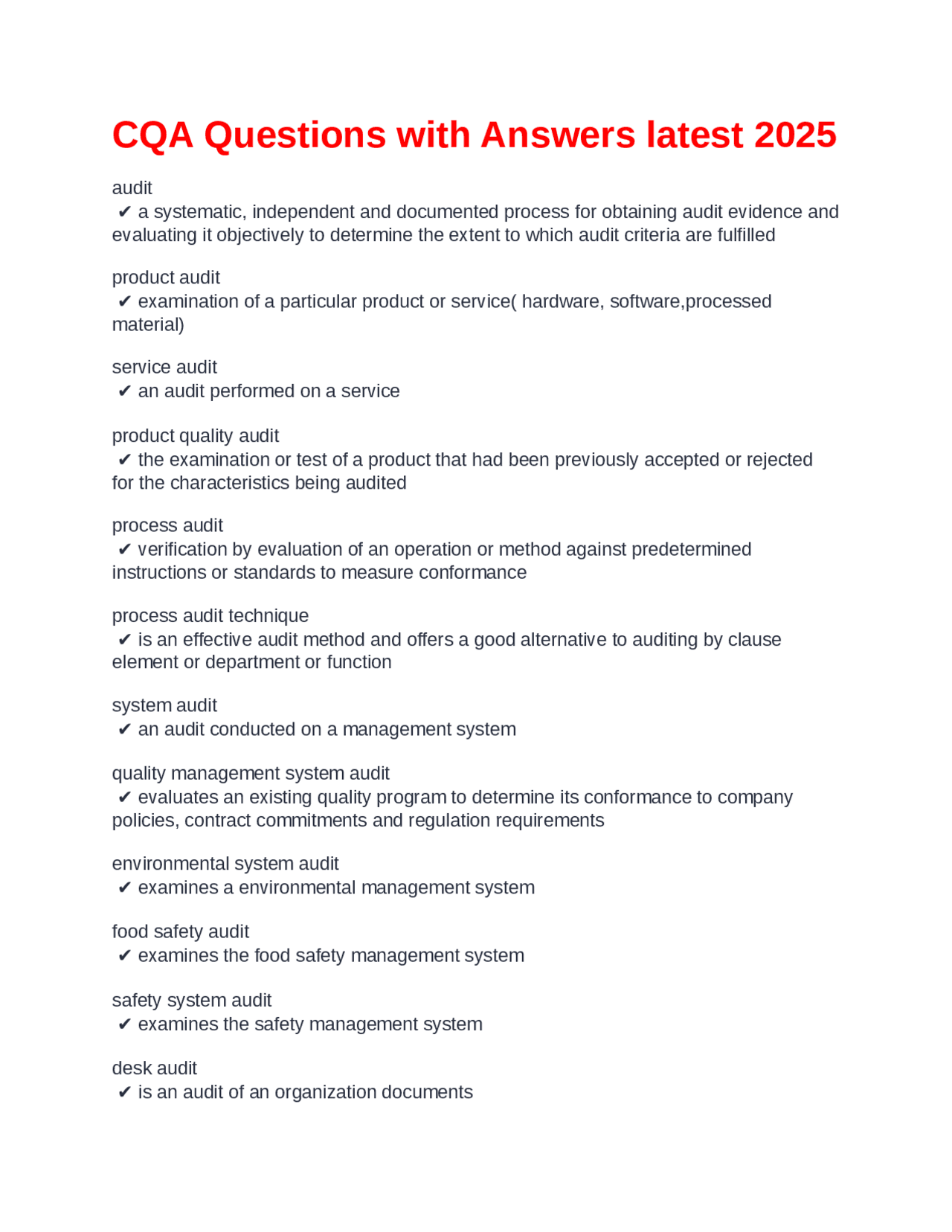 Audit Terminology and Concepts: A Comprehensive Glossary | Exams Human ...