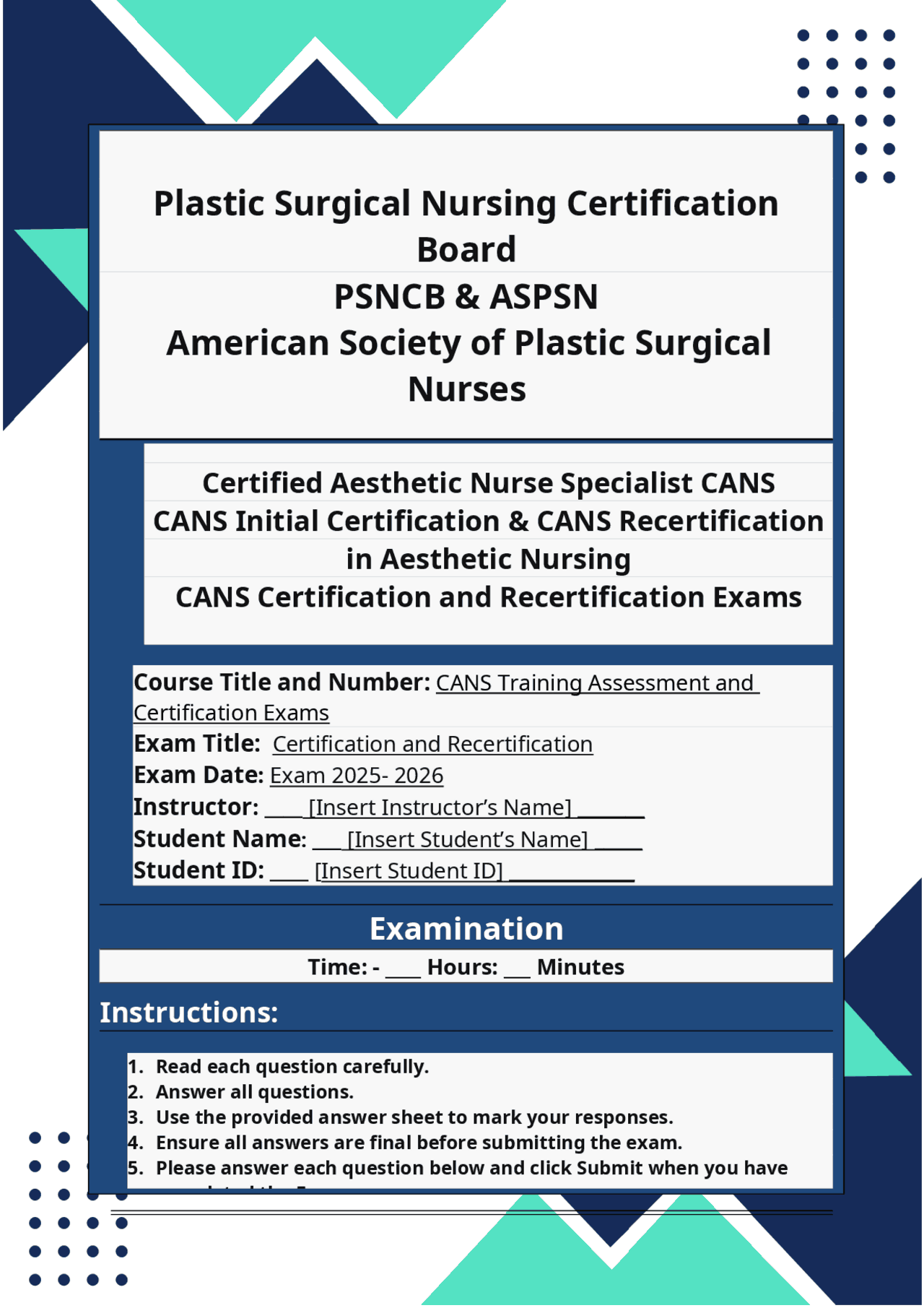 Aesthetic Nursing Final Exam Review: Certified Aesthetic Nurse Specialist Questions | Exams ...