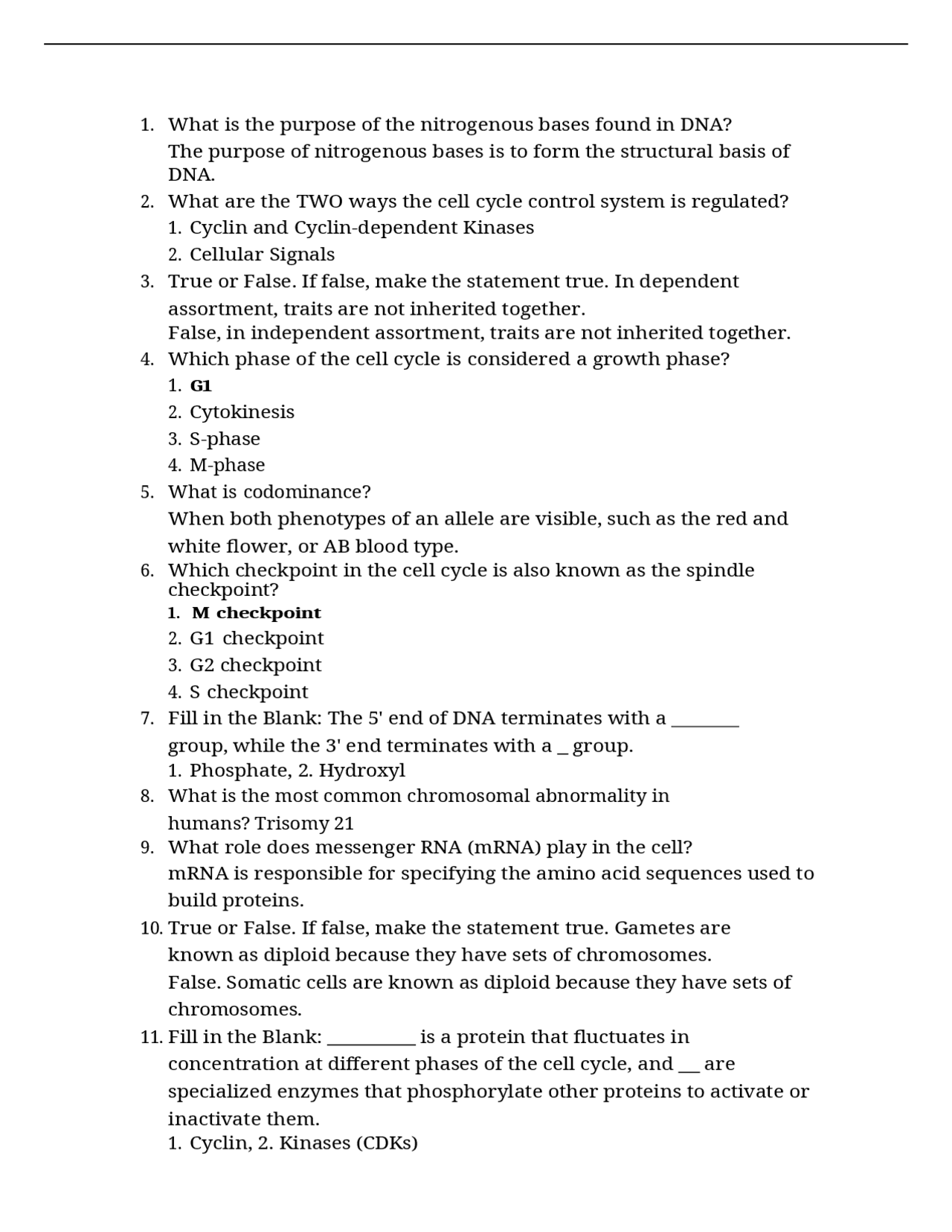 BIOD 101 Exam 4 Portage learning SPRING 2025 | Exams Biology | Docsity