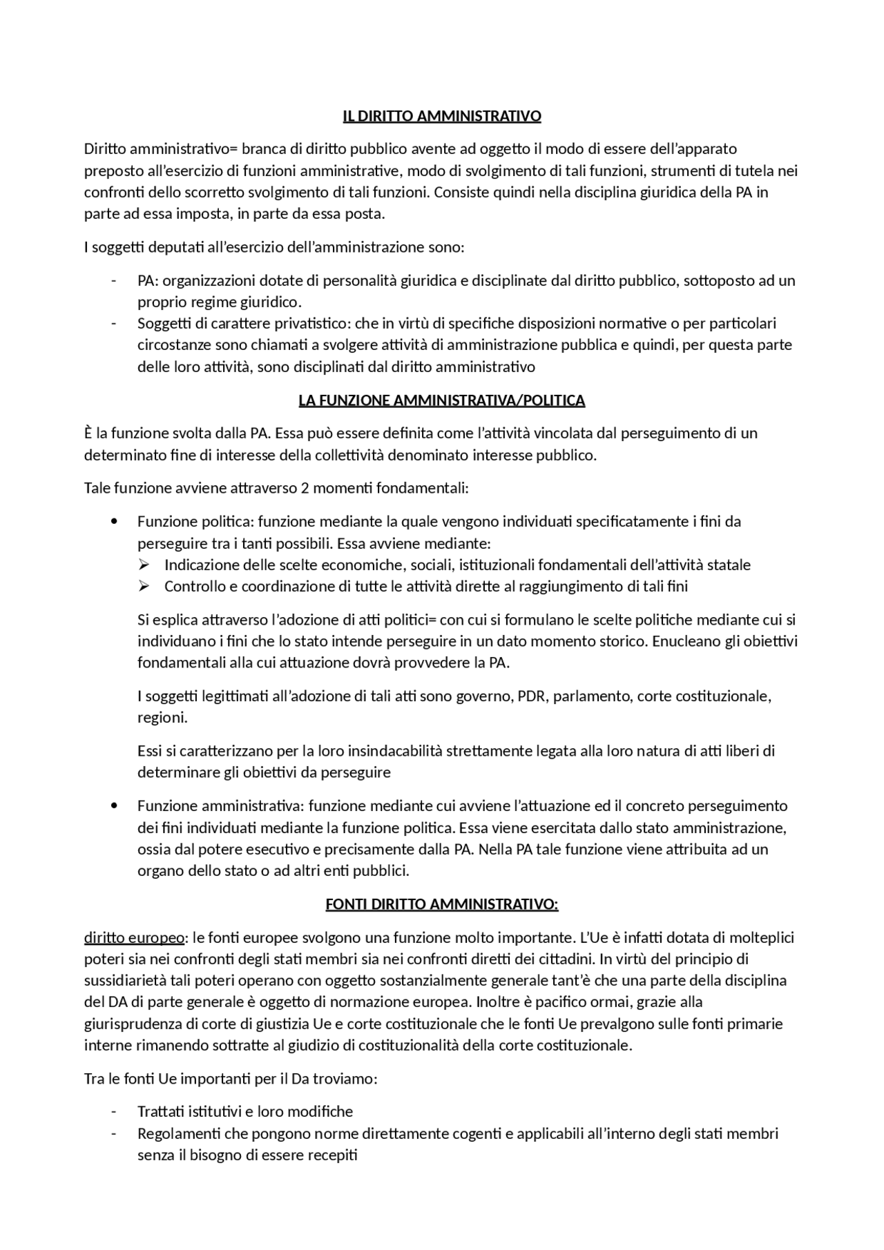 compendio diritto amministrativo pdf gratis