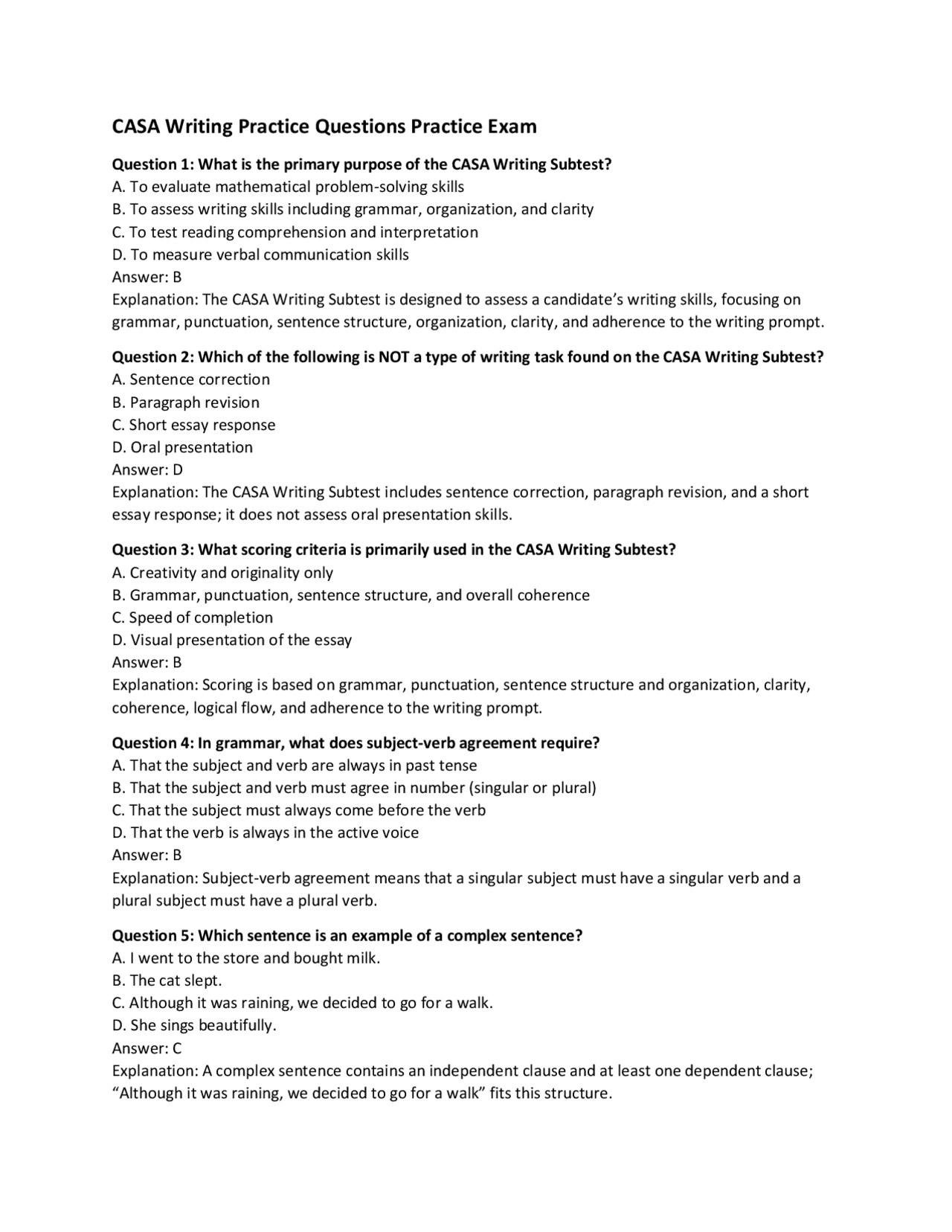 casa-writing-practice-questions-exam-exams-technology-docsity