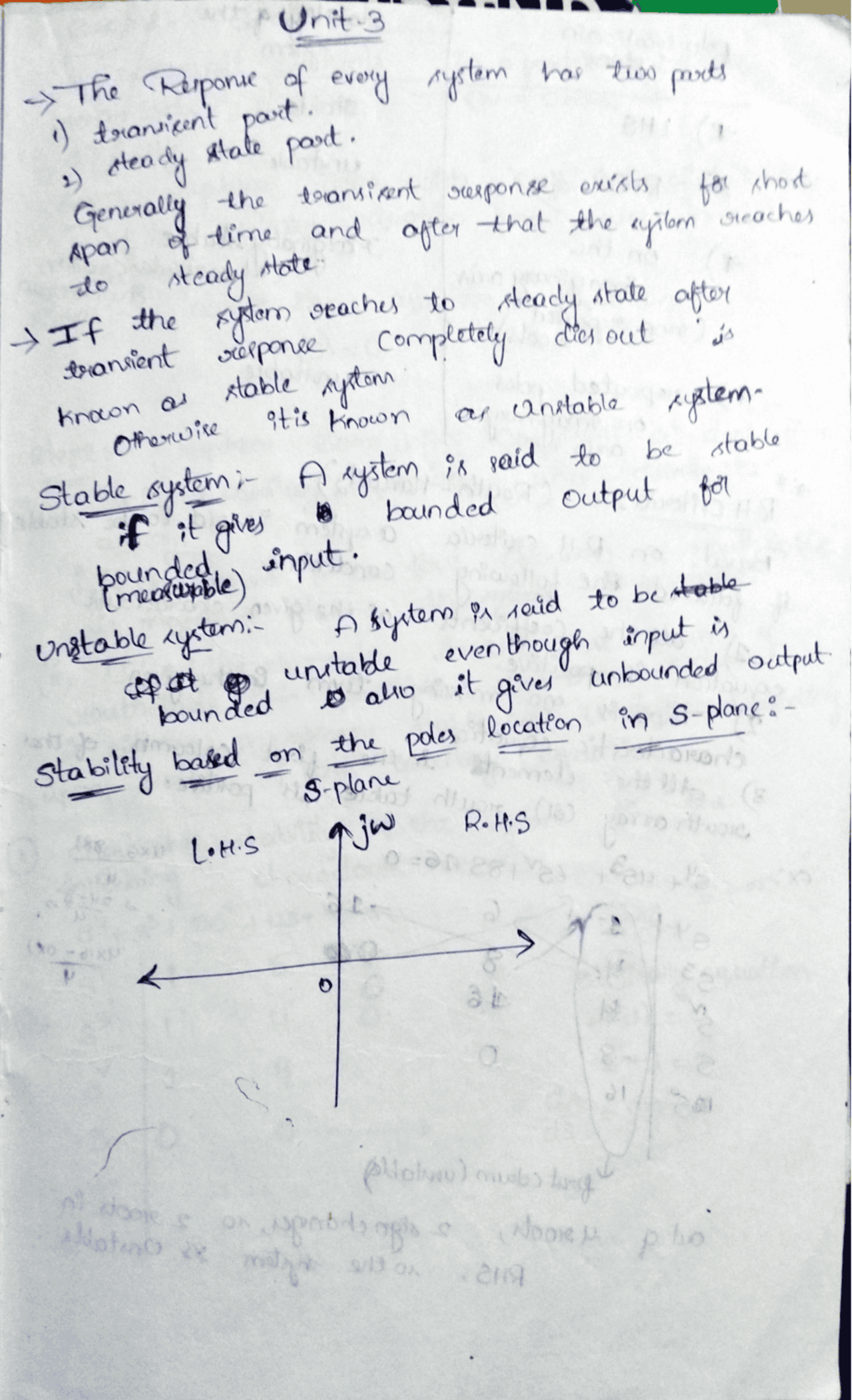 Control systems notes | Study notes Control Systems | Docsity