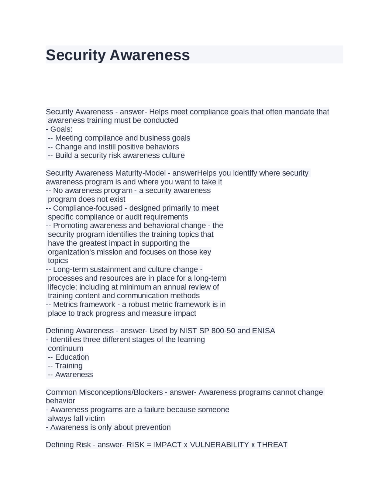 Developing a Comprehensive Security Awareness Program: A Practical ...