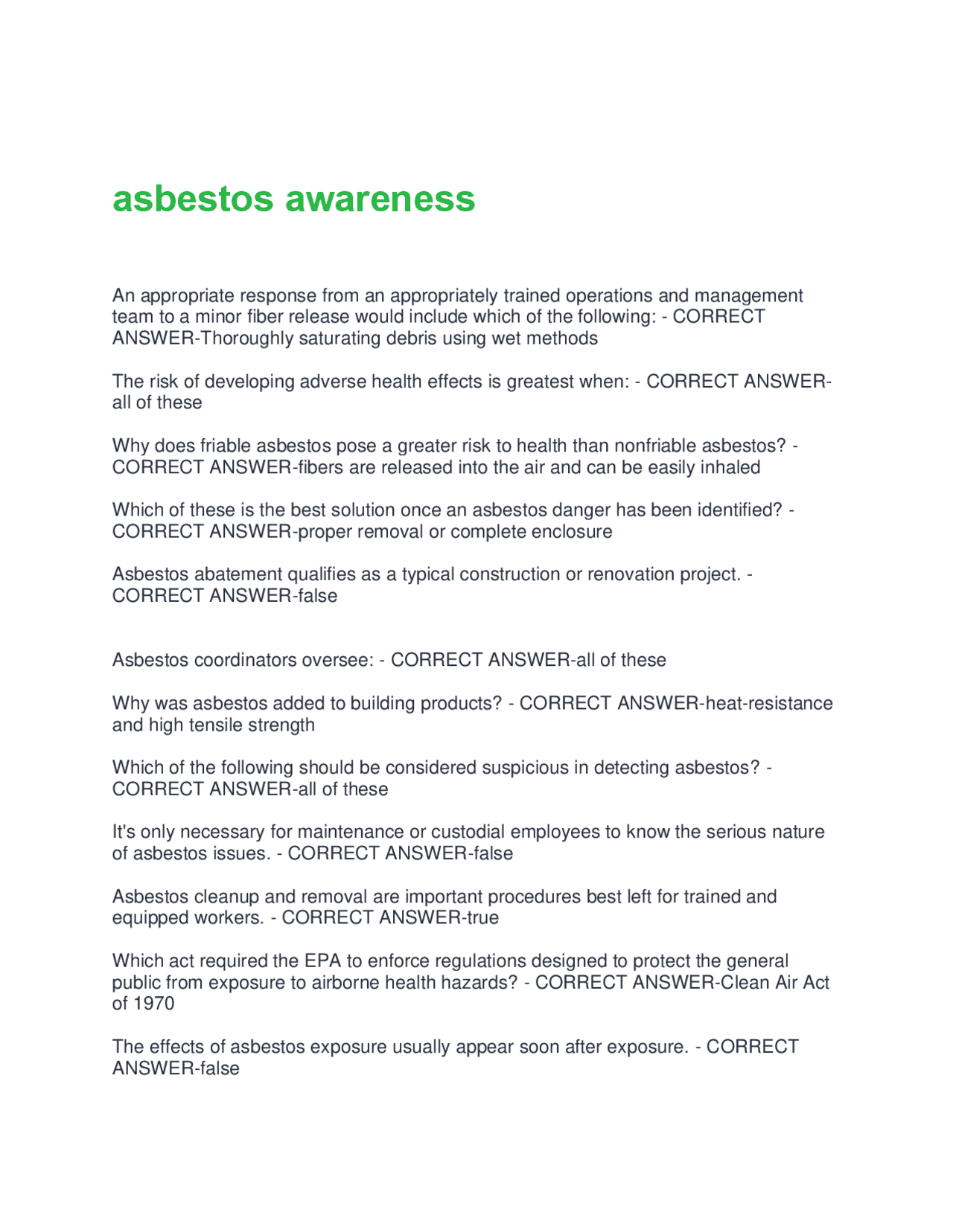 Asbestos visual data 7