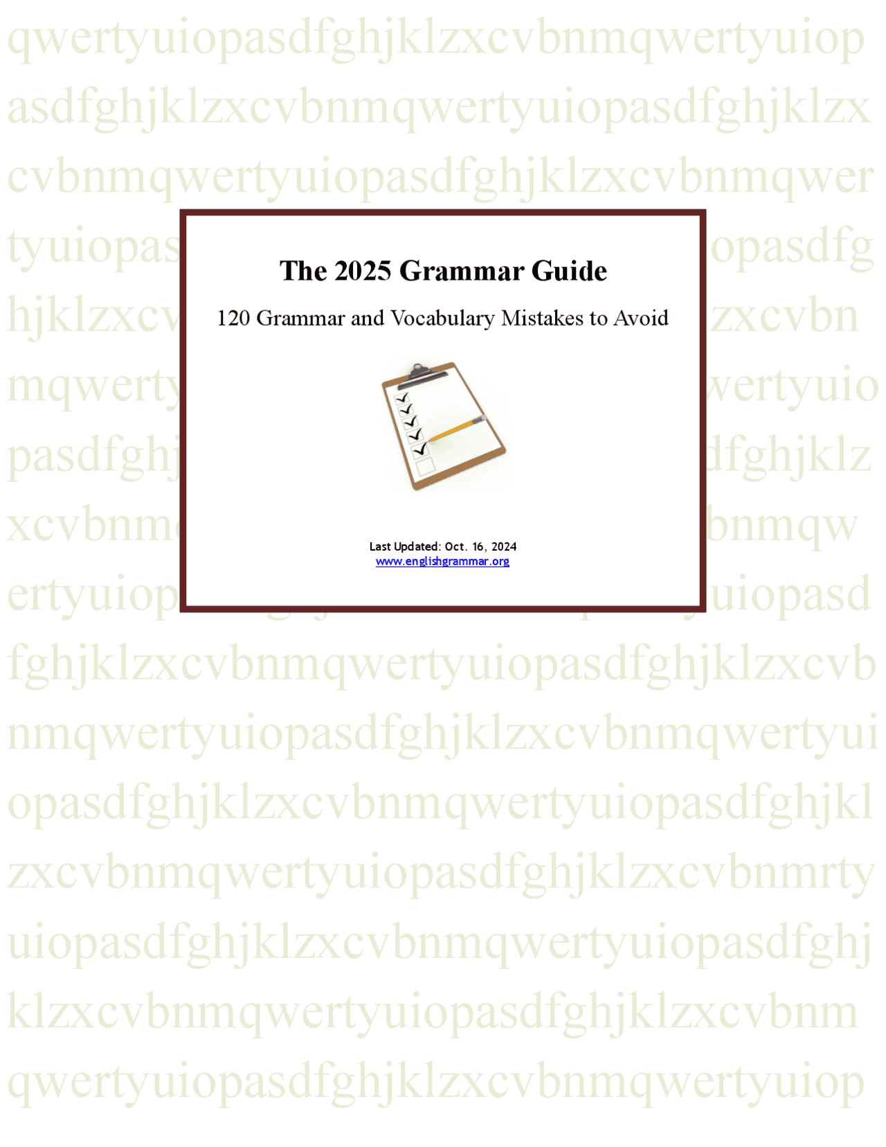 The 2025 Grammar Guide | Essays (high school) English | Docsity