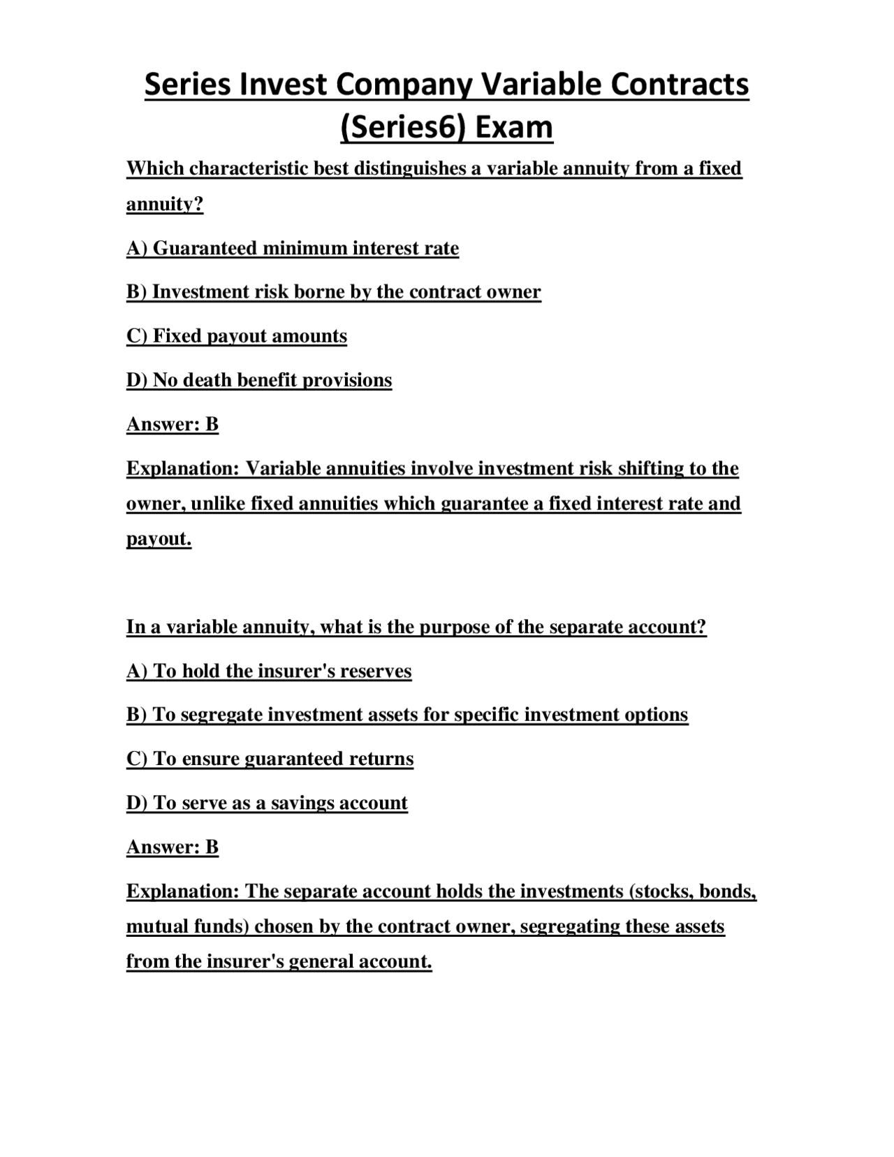 Series General Securities Representative Exam | Exams Technology | Docsity