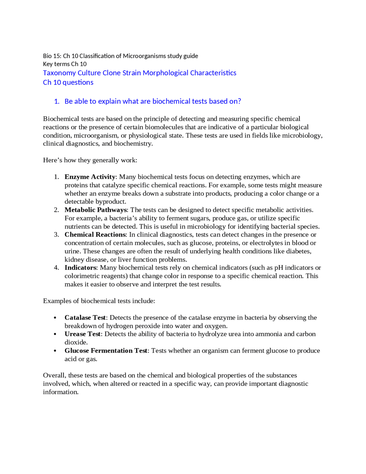 Chapter 10 Study Guide with answers | Study Guides, Projects, Research ...