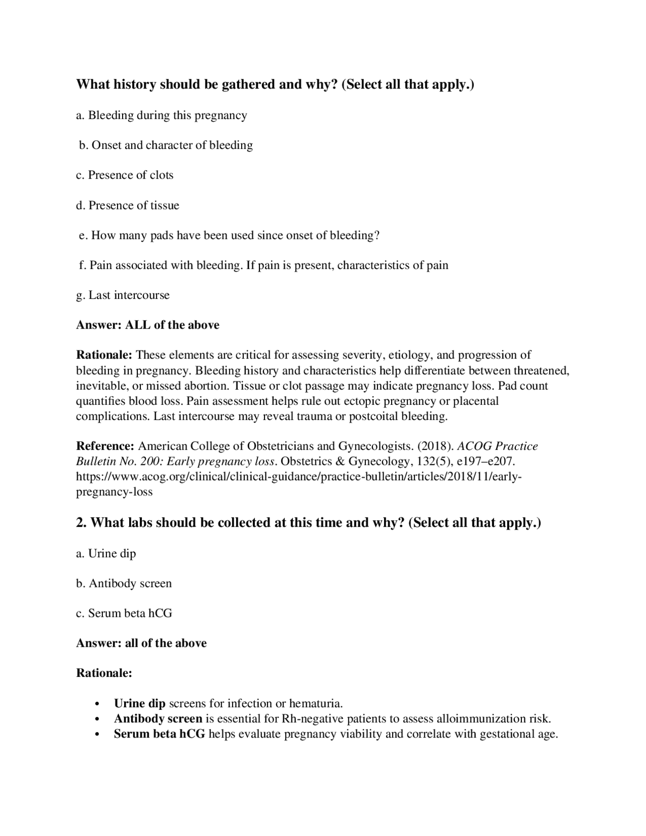 CASE STUDY QUESTIONS | Exercises Integrated Case Studies | Docsity