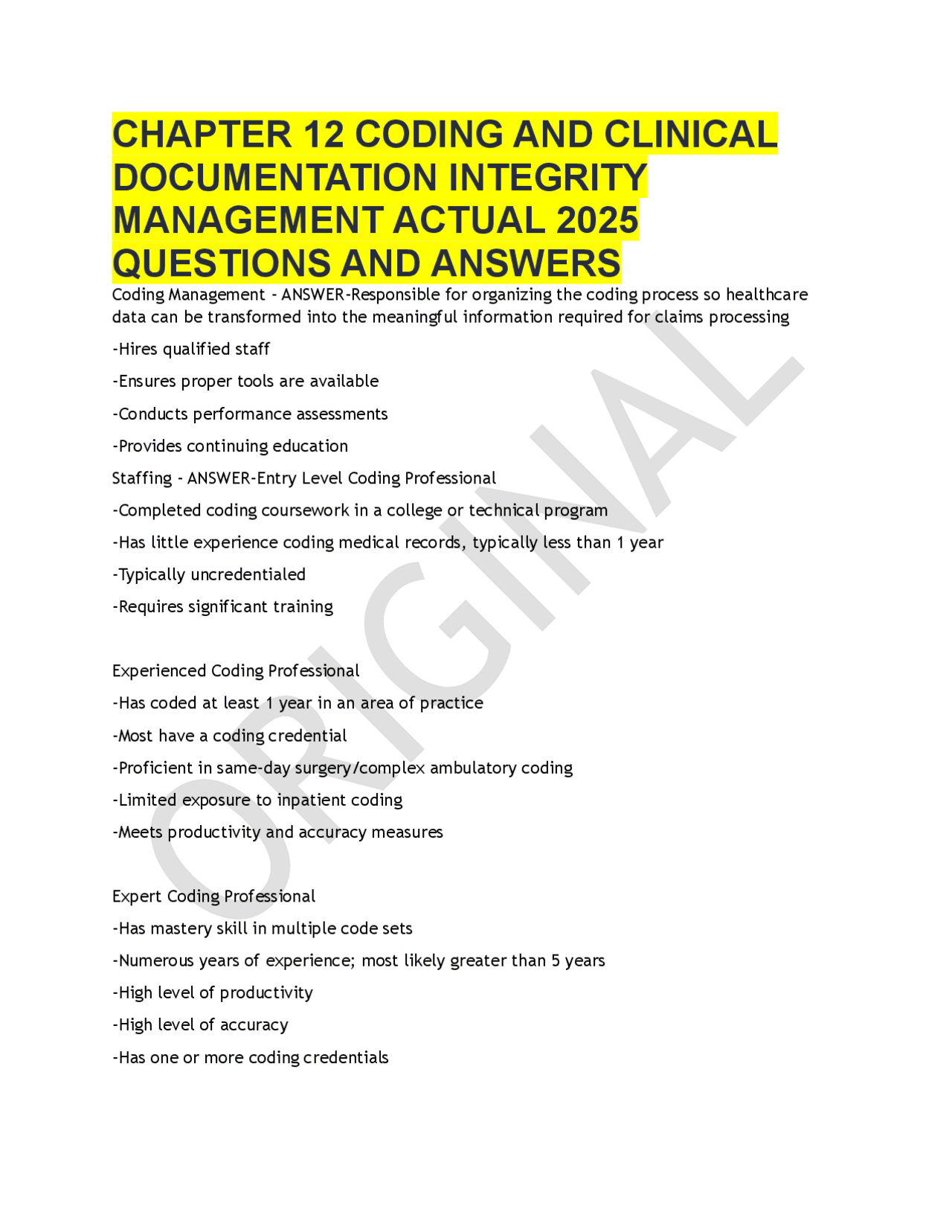 Coding and Clinical Documentation Integrity: A Comprehensive Guide ...