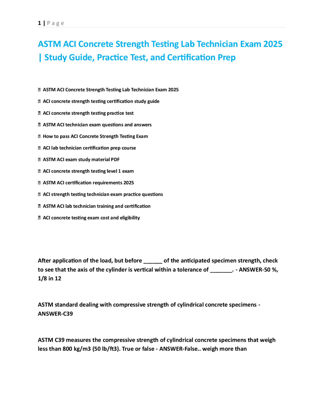 ASAP PACE Certification Final Exam 2025 | Study Guide, Practice ...
