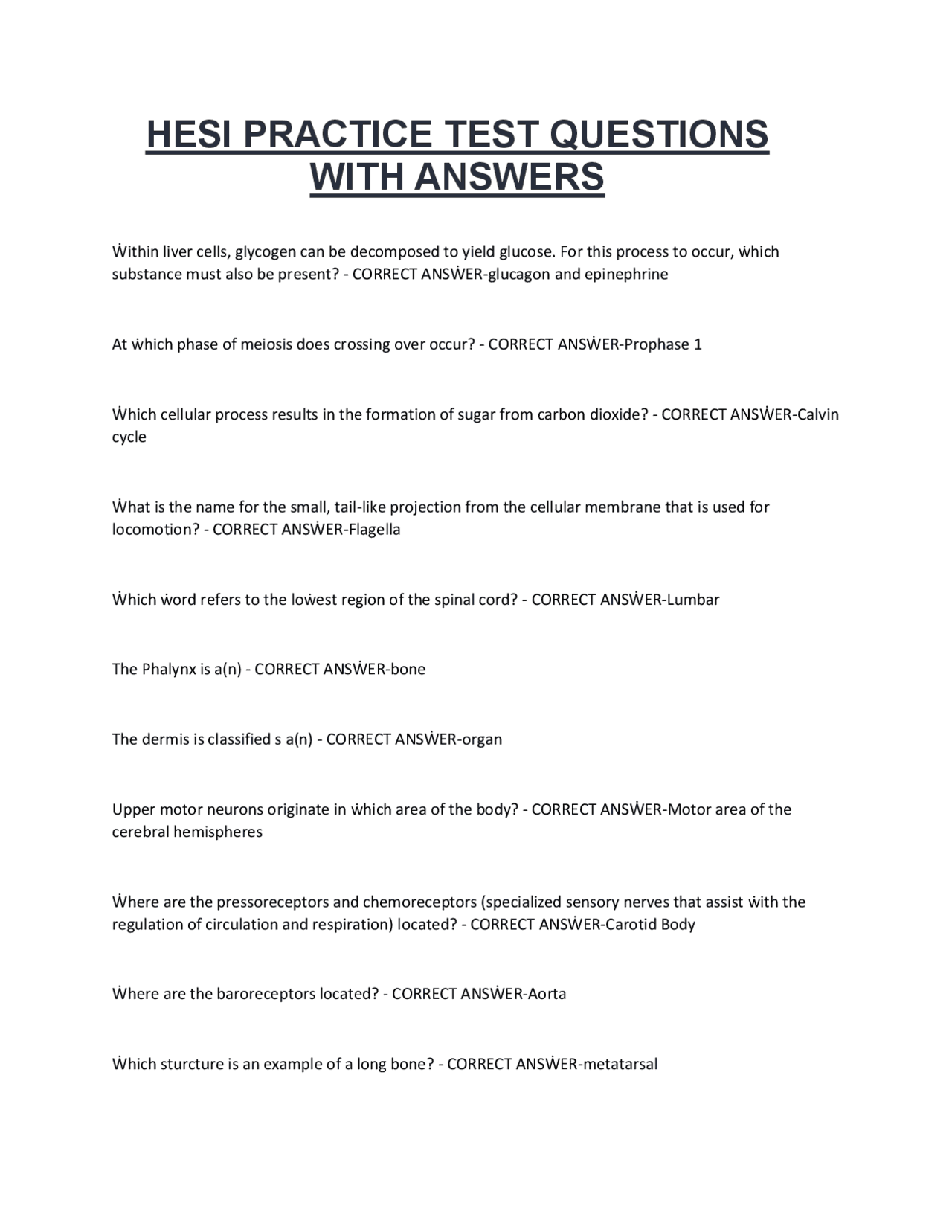 Healthcare Knowledge Assessment Questions with Answers | Exams Nursing ...