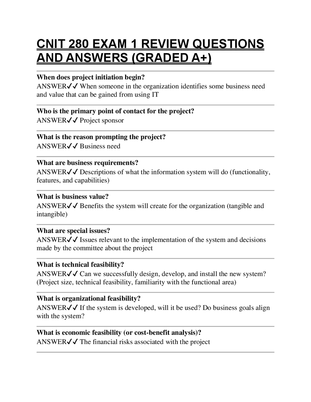 CNIT 280 EXAM 1 REVIEW QUESTIONS AND ANSWERS (GRADED A+) | Exams ...