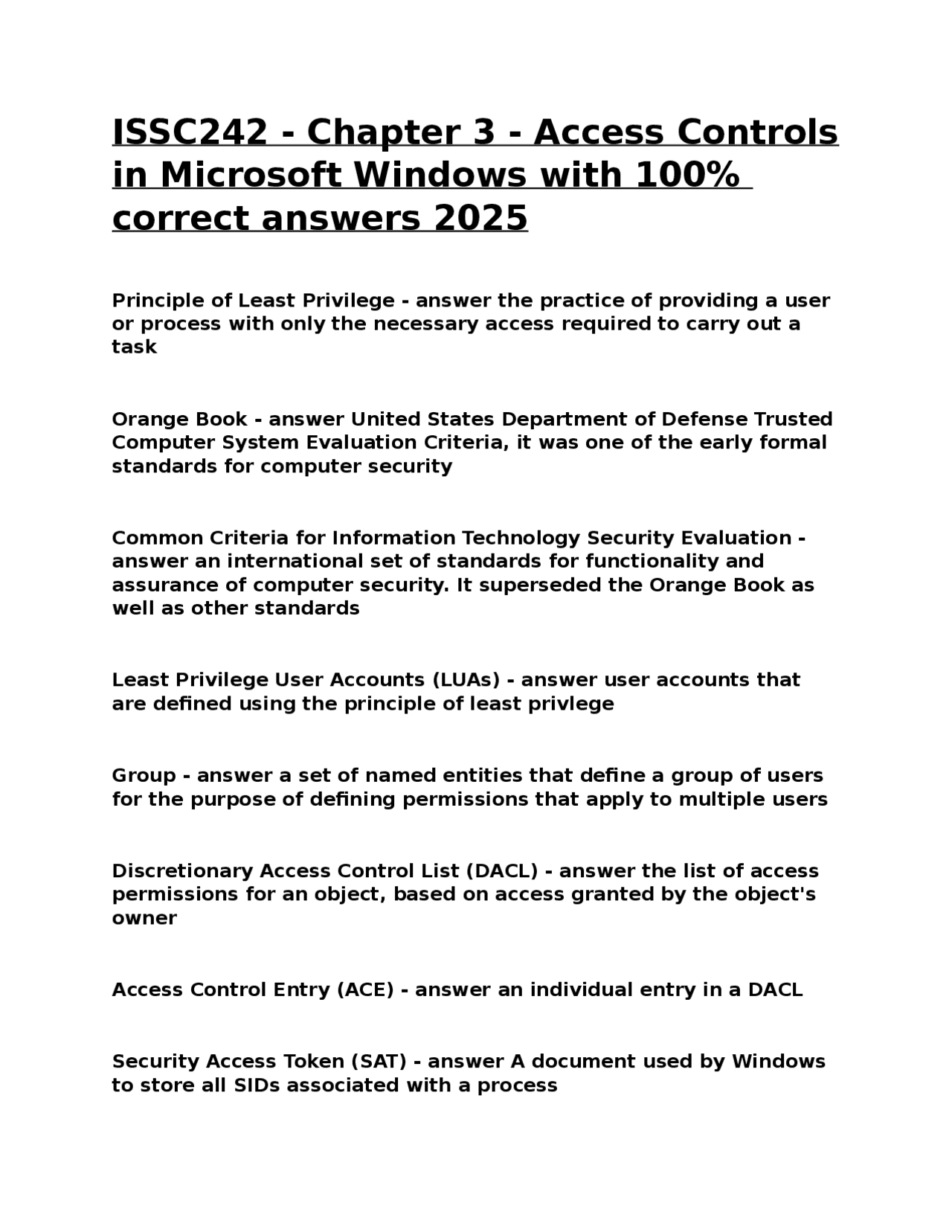Access Controls in Microsoft Windows: Key Concepts and Definitions ...