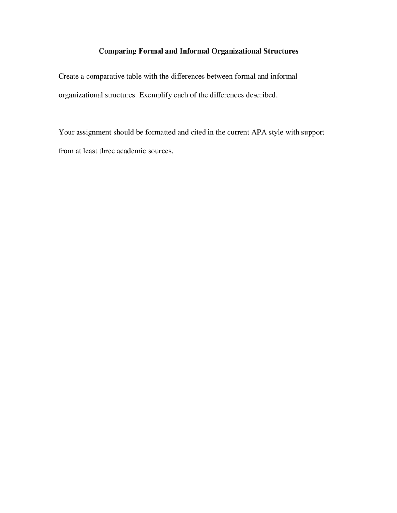 Formal vs. Informal Organizational Structures: A Comparative Analysis ...