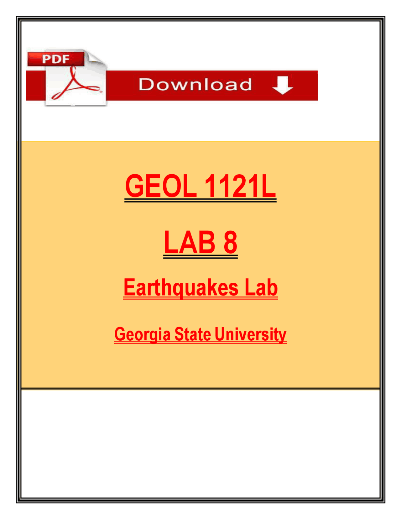 GEOL 1121L Lab 7 (PDF) | (2026) Geology Lab Questions | Plate Tectonics ...