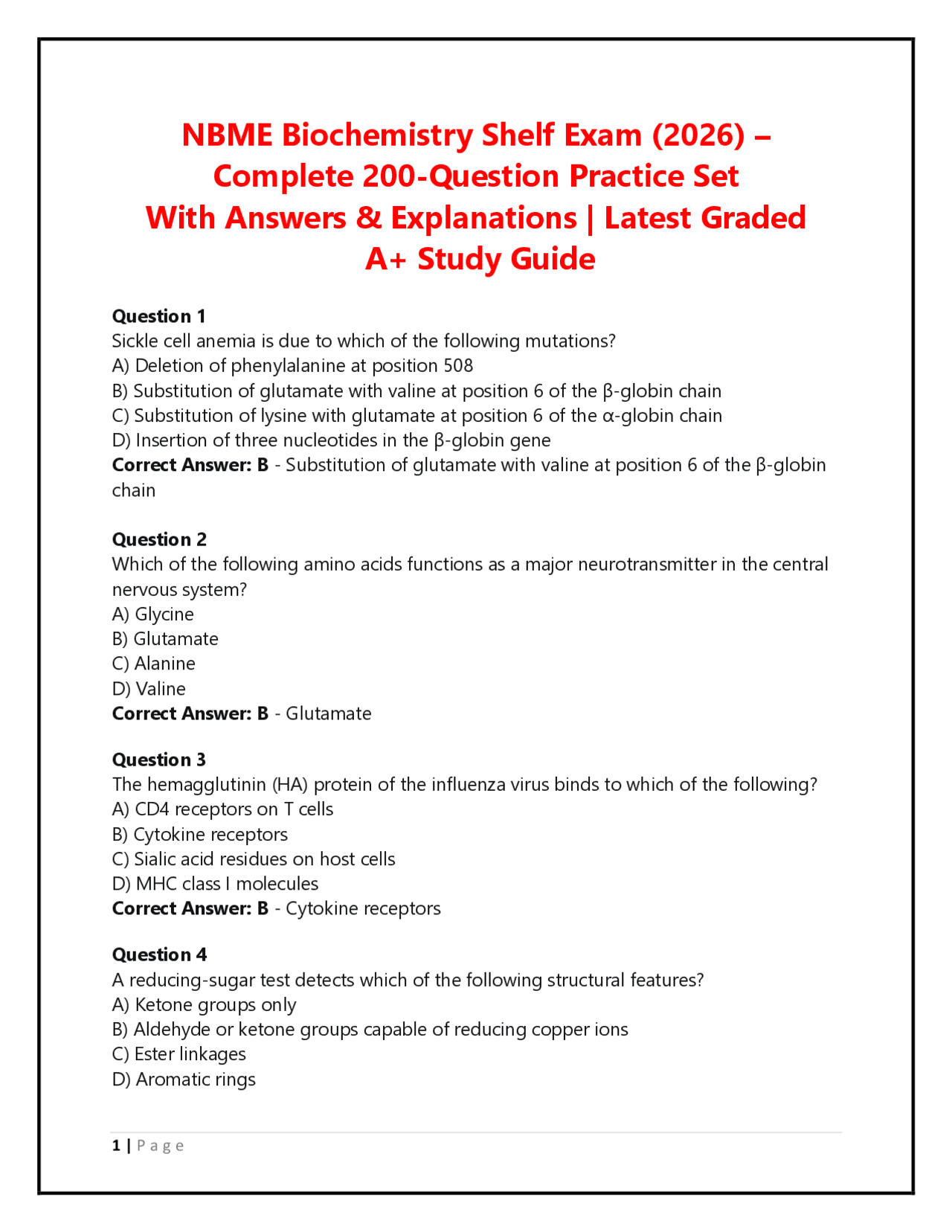 nbme 15 decreased glutathione Biochemistry Shelf Exam (2026) – Complete 200-Question Practice Set With Answers | Exams Biochemistry Integrative Veterinary Medicine Bronx Dr Rhonda Patrick Size:1 PCS cream
