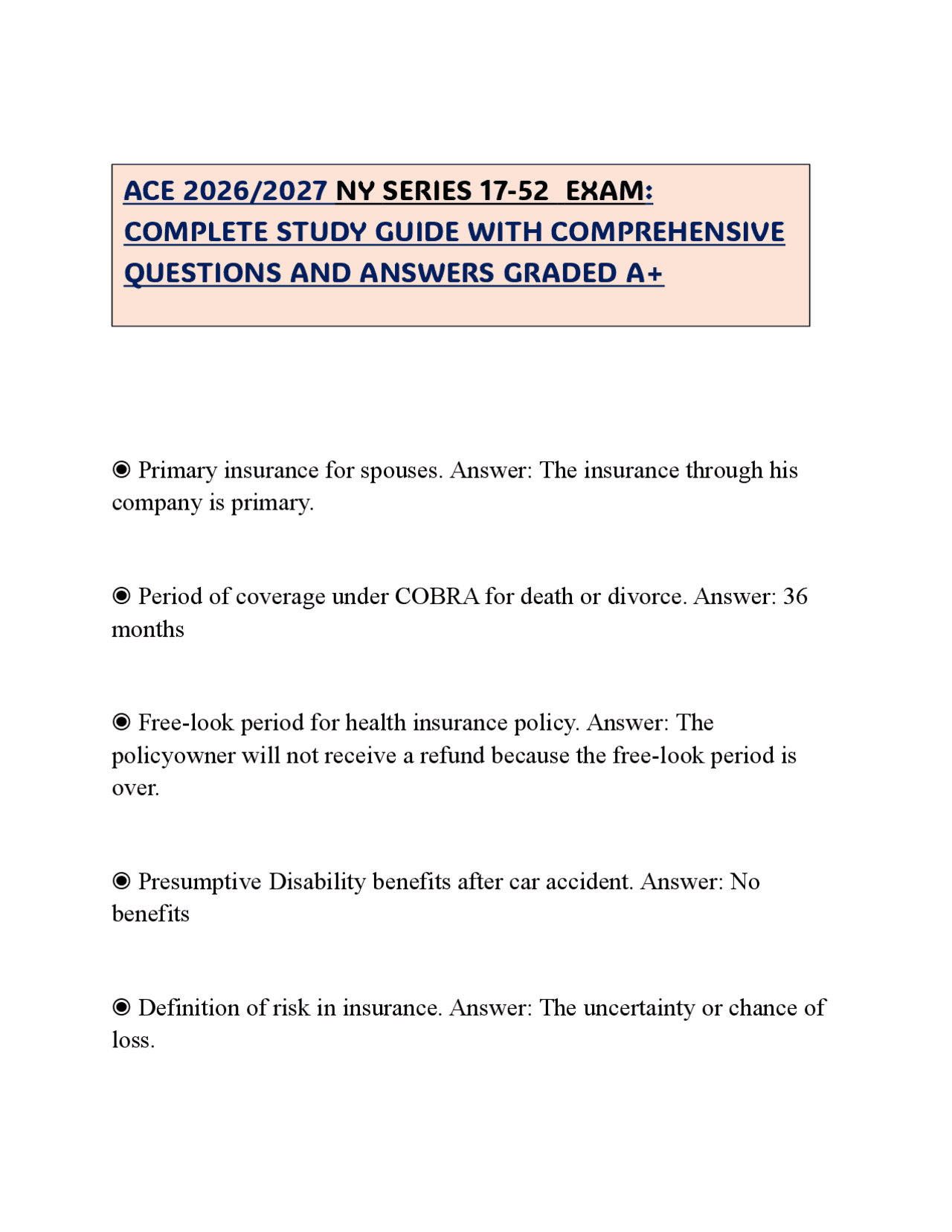 ACE 2026/2027 NY Series 17-52 Exam: Complete Study Guide with ...