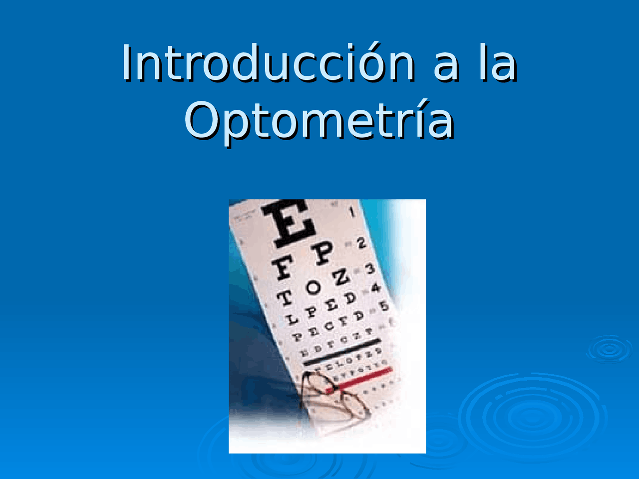 Optometría en España - Apuntes de Óptica - Docsity