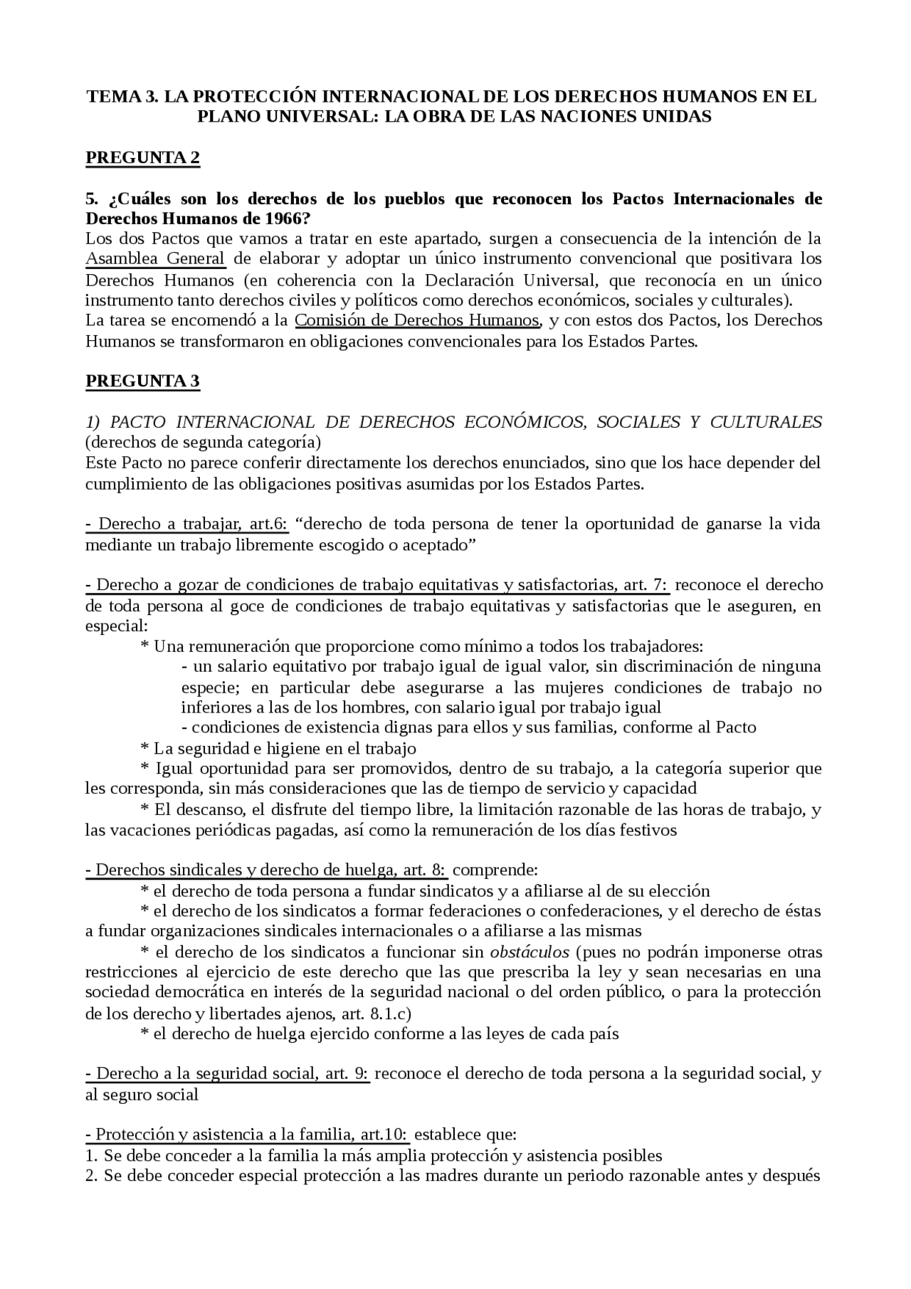 TEMA 3. LA PROTECCIÓN INTERNACIONAL DE LOS DERECHOS HUMANOS - Apuntes ...