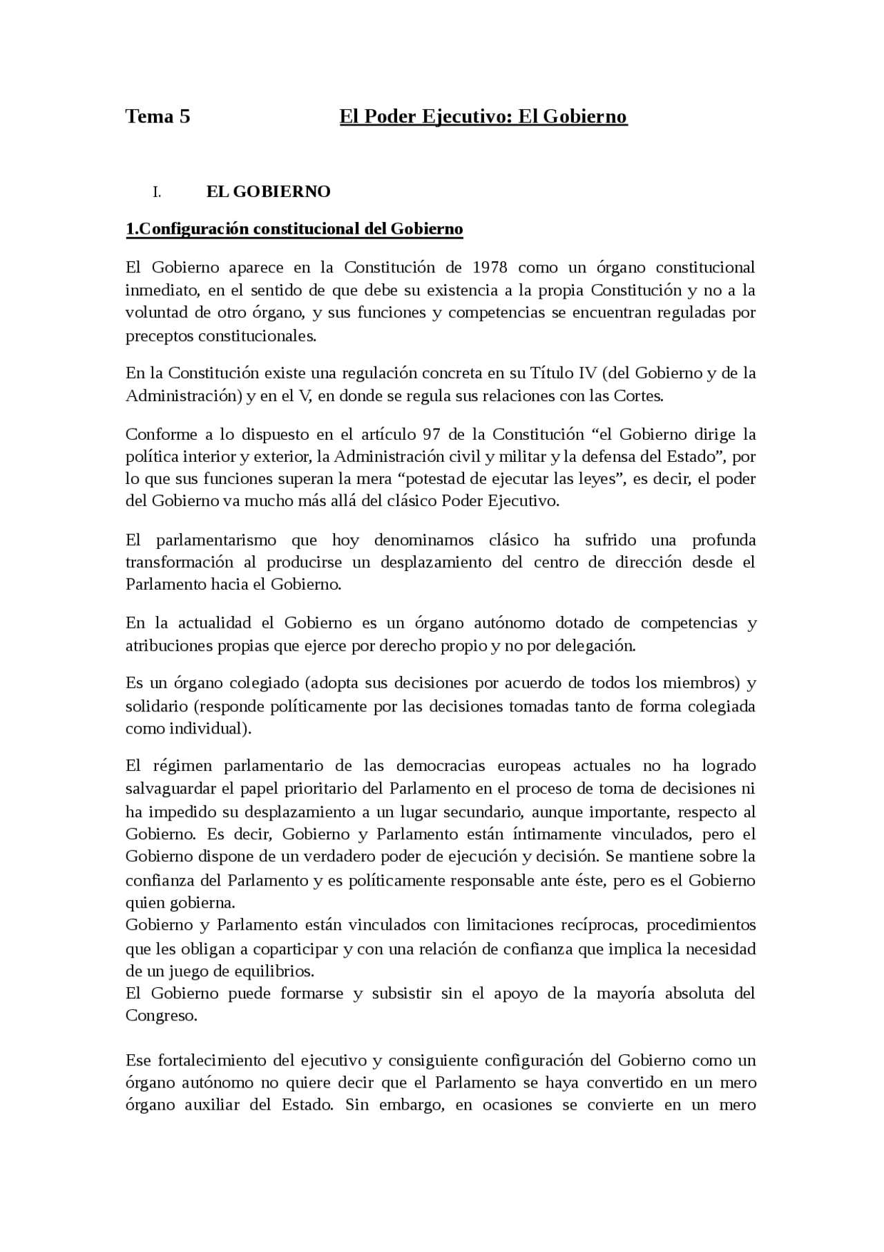 Apuntes Estructura Constitucional del Estado - Apuntes de Derecho ...