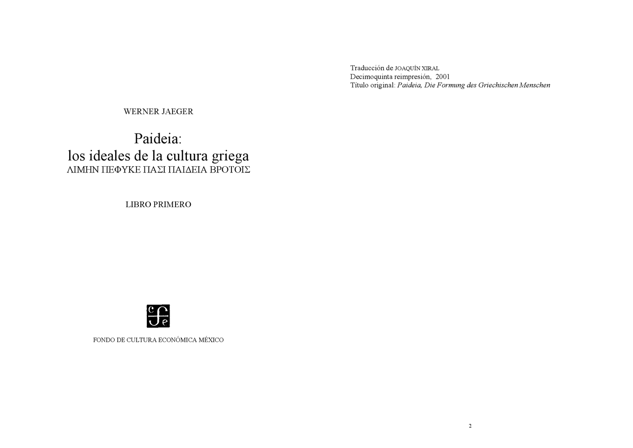 Resumen Del Libro Mitos Griegos Rincon Del Vago Paideia griega - Apuntes de Filología Inglesa - Docsity