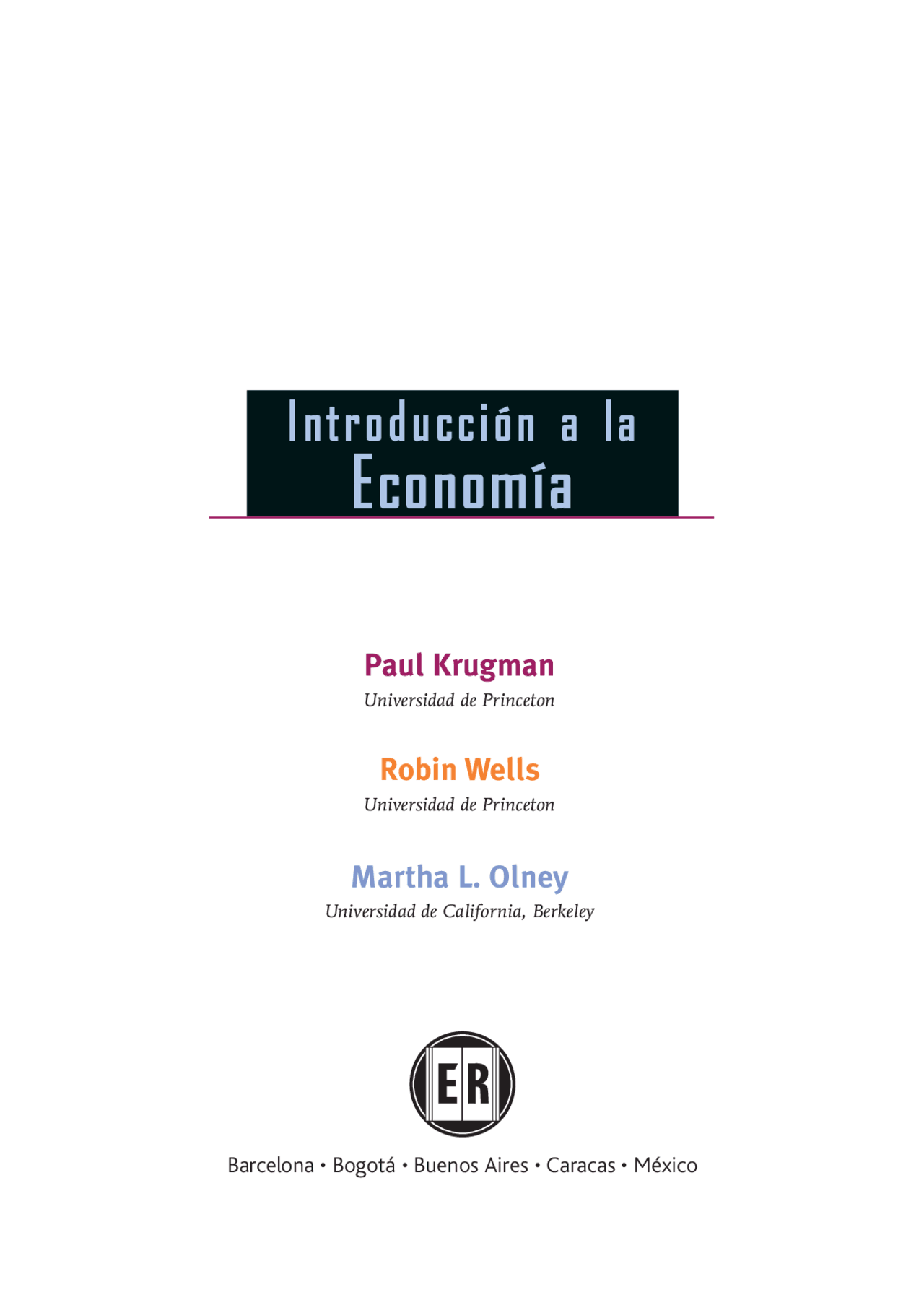 Libro Fundamentos de la economía. Krugman Apuntes de Economía Docsity Libro Fundamentos de la economía. Krugman Apuntes de Economía Docsity