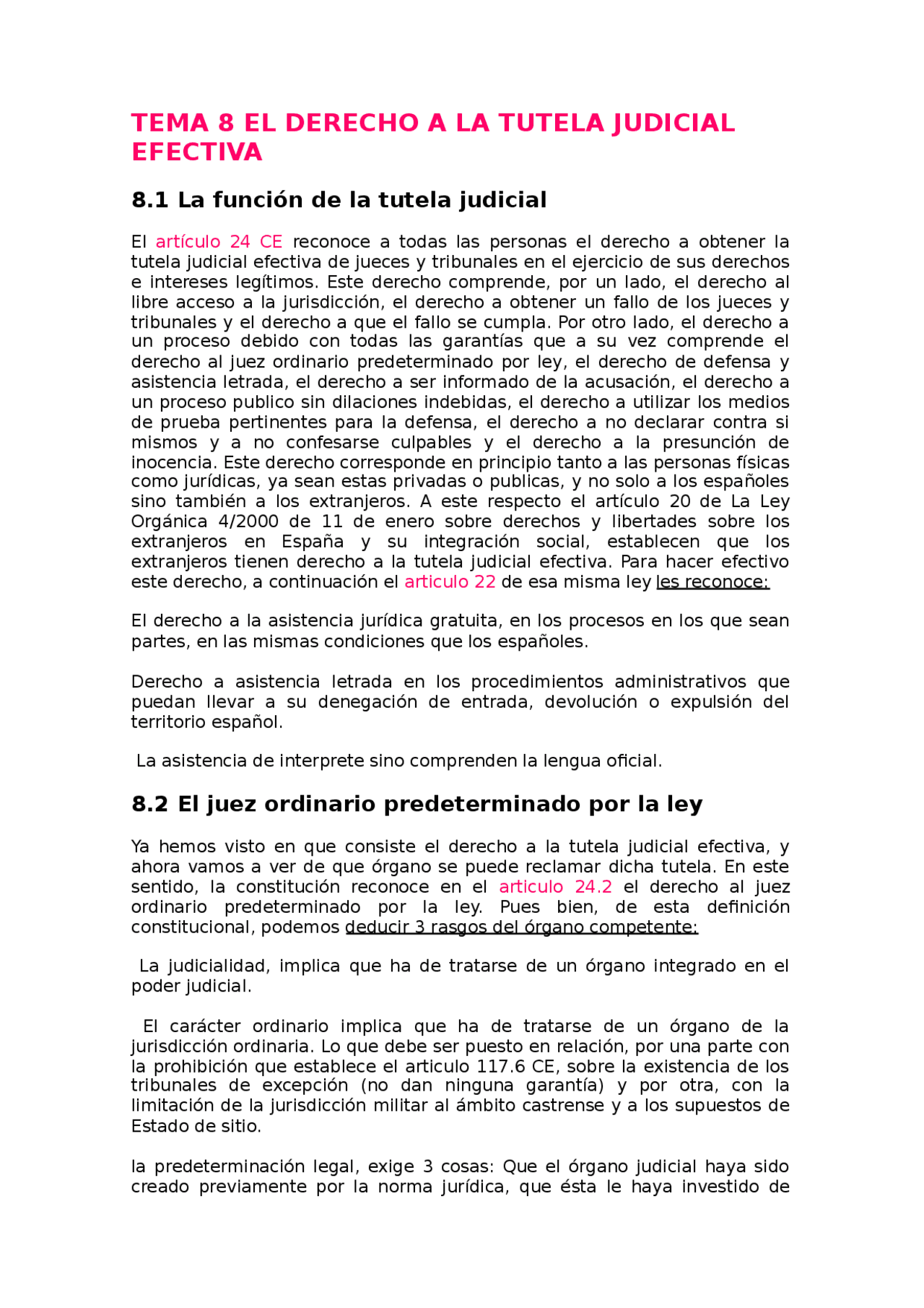 Derechos a la Tutela Judicial: El Acceso Efectivo a la Justicia ...