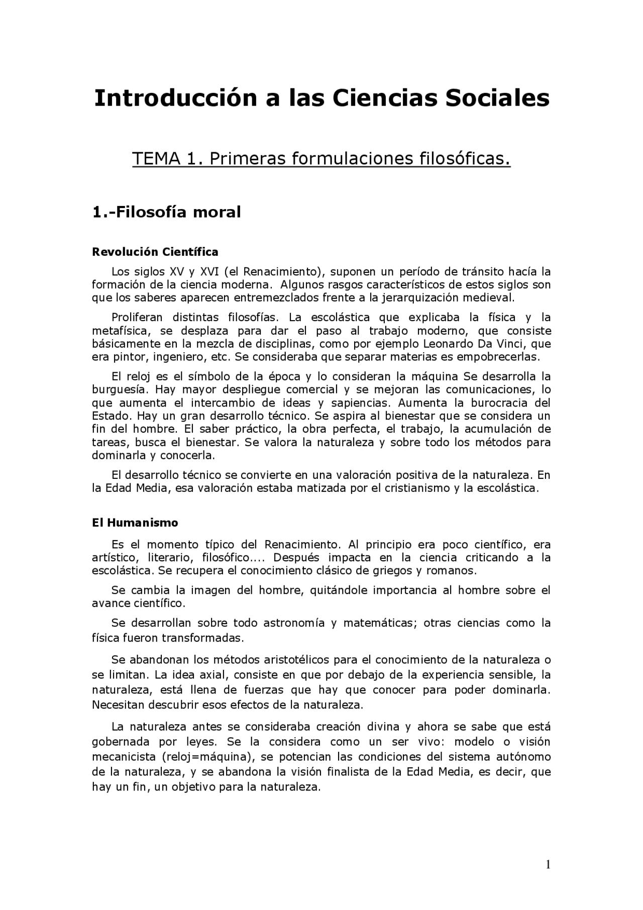 Introducción a las Ciencias Sociales Apuntes de Ciencias Sociales Docsity Introducción a las Ciencias Sociales Apuntes de Ciencias Sociales Docsity