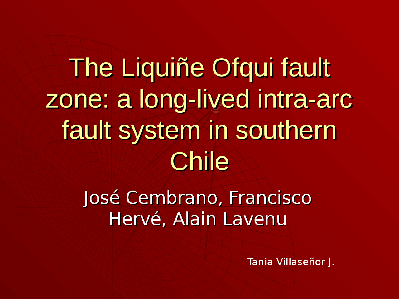 Falla liquine ofqui Apuntes de Ingeniería de Edificación Docsity