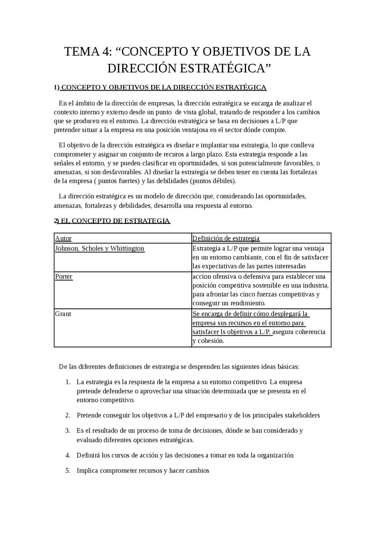 Administracion de empresas. tema 4 - Apuntes de Administración de ...