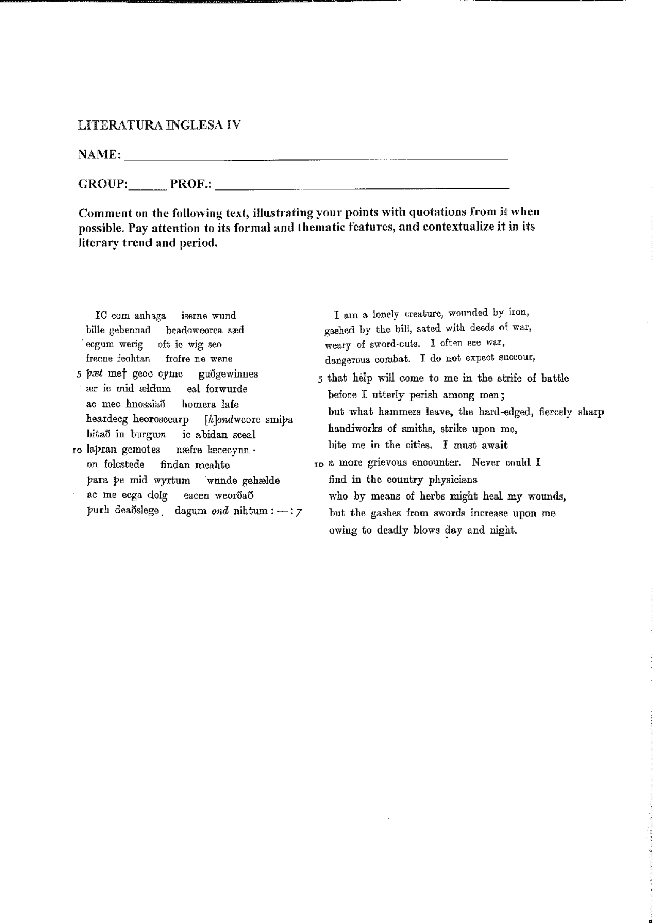MOCK EXAM - Study notes for English Language | Docsity