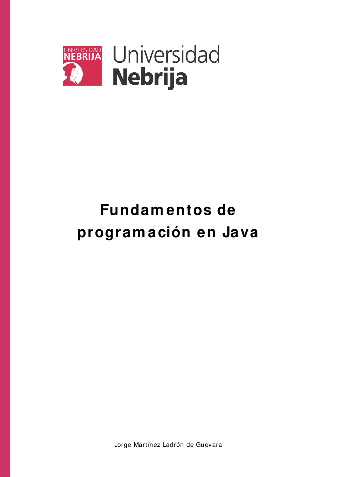 Programacion java - Apuntes de Ingeniería Mecánica | Docsity