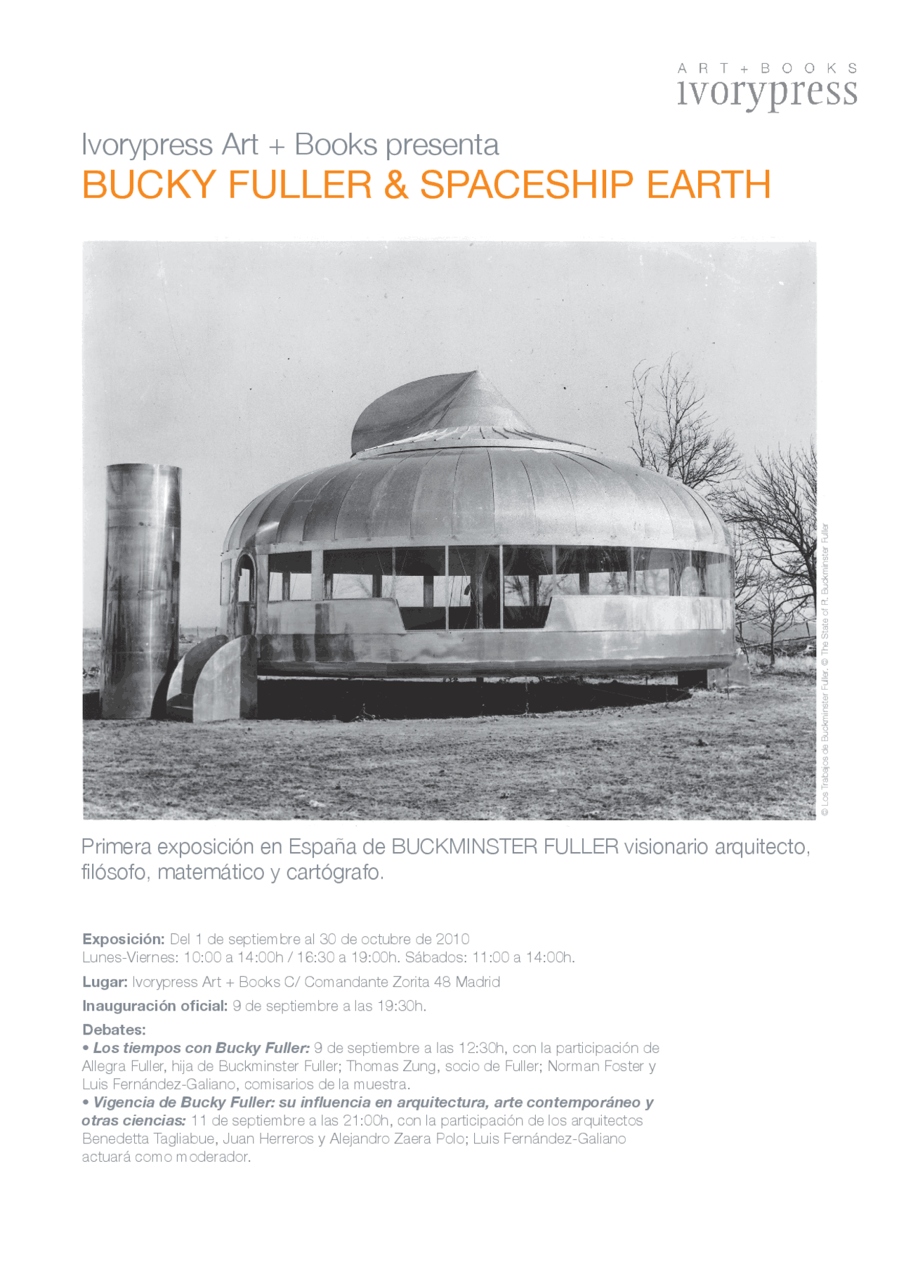 BUCKY FULLER & SPACESHIP EARTH Primera exposición en España de