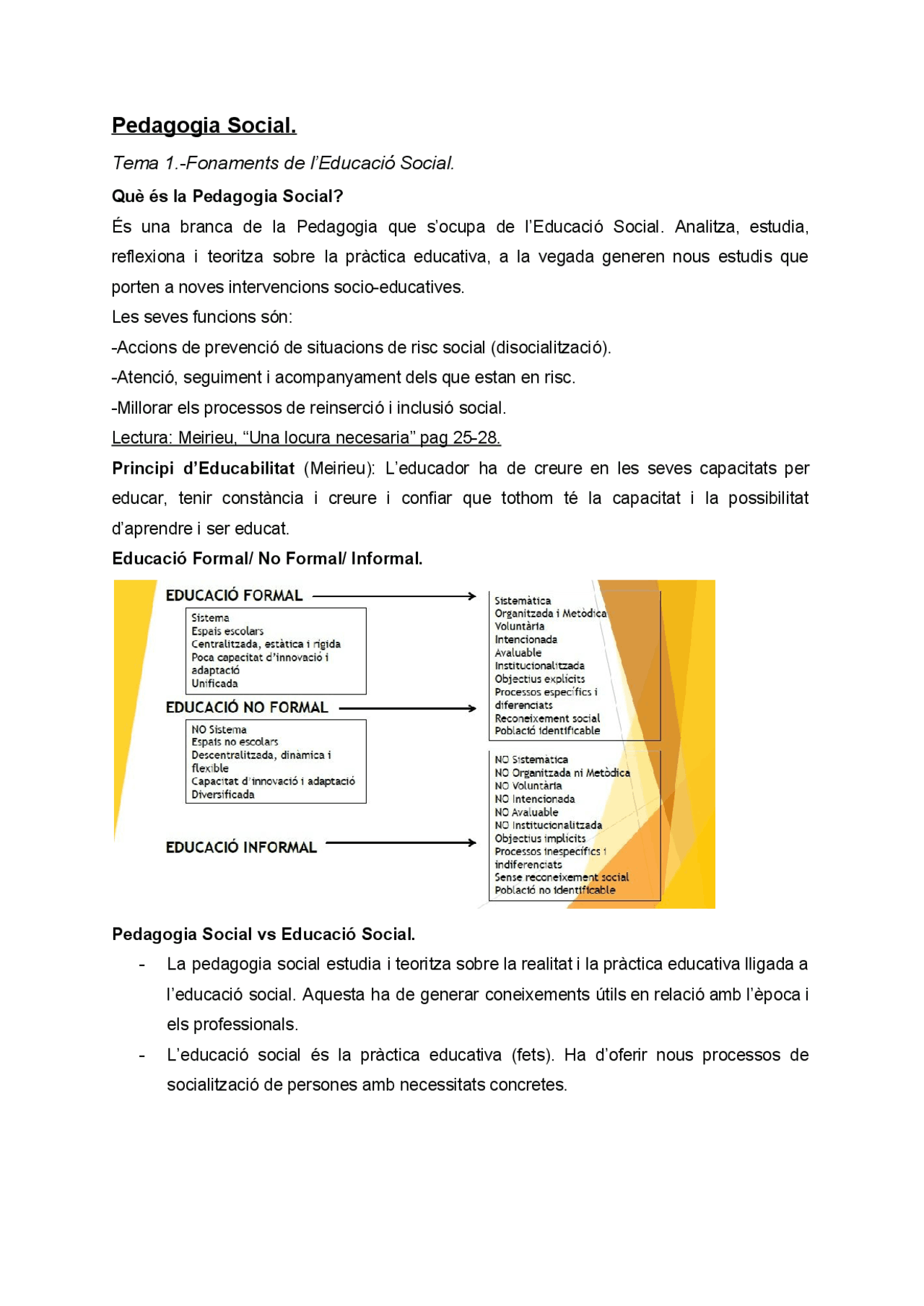 Apuntes Pedagogia - Apuntes de Pedagogía - Docsity