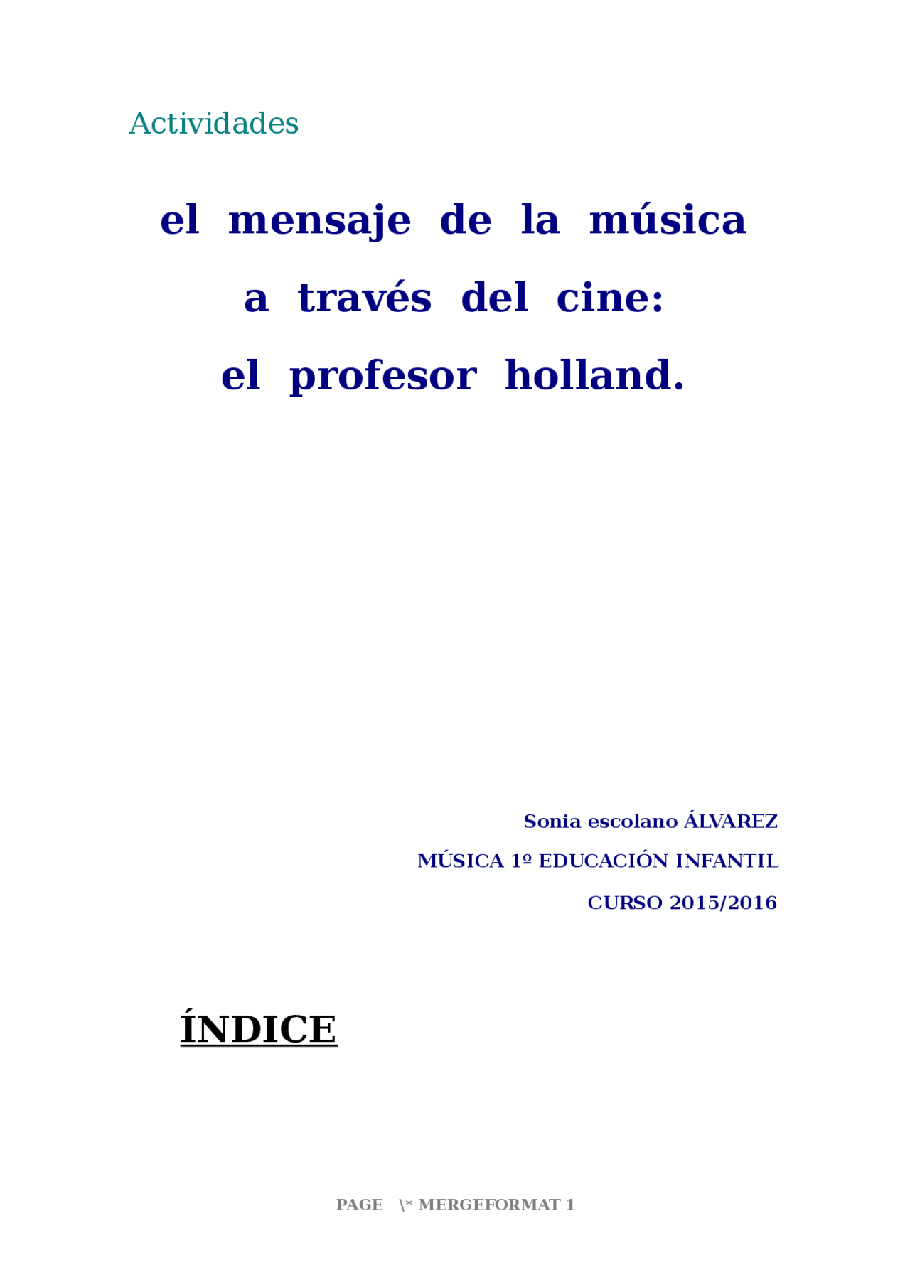 Trabajo Musica Profesor Holland Guias Proyectos Investigaciones De Musica Docsity