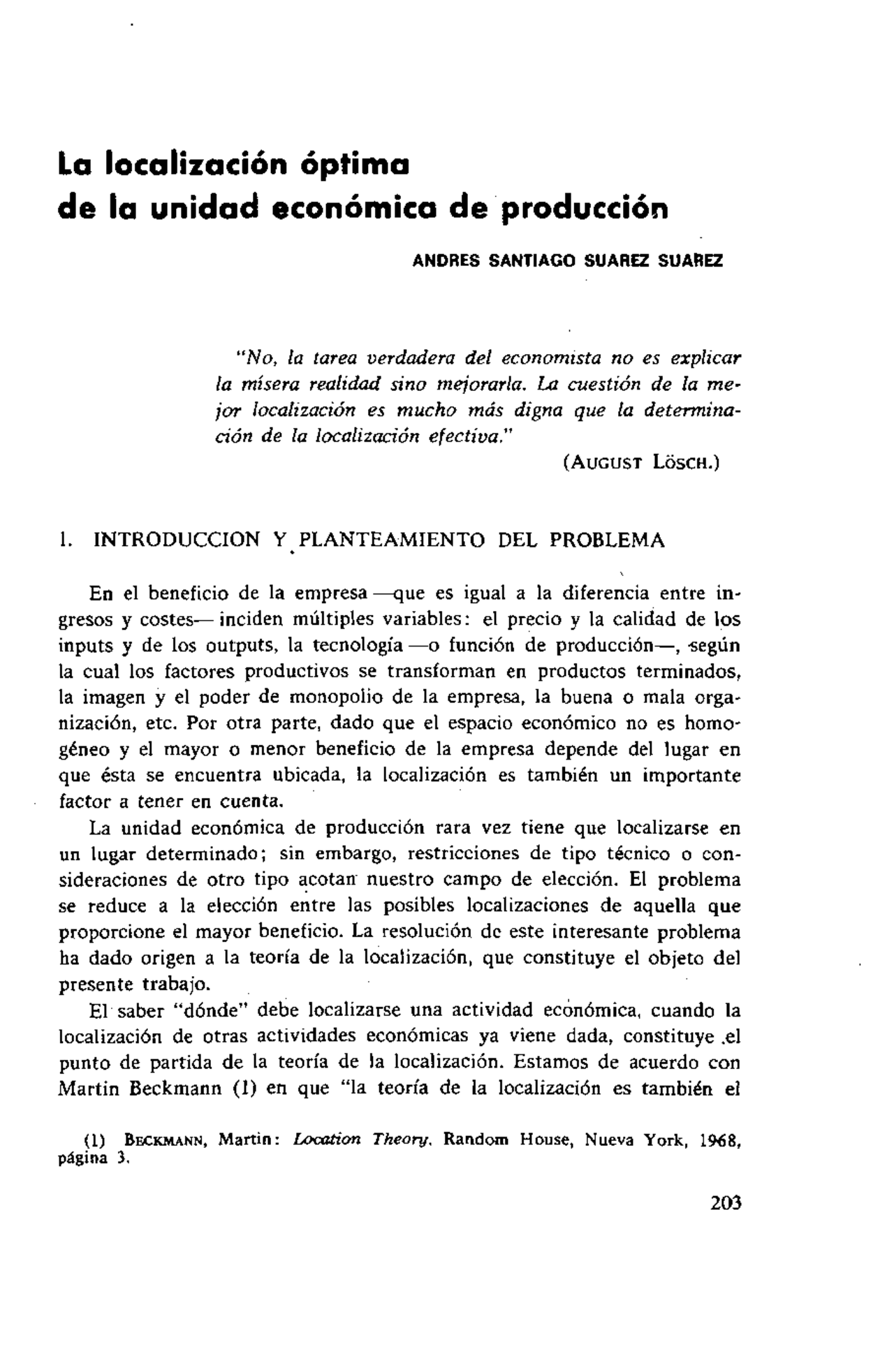 La localización optima Apuntes de Ciencias de la Actividad Física y