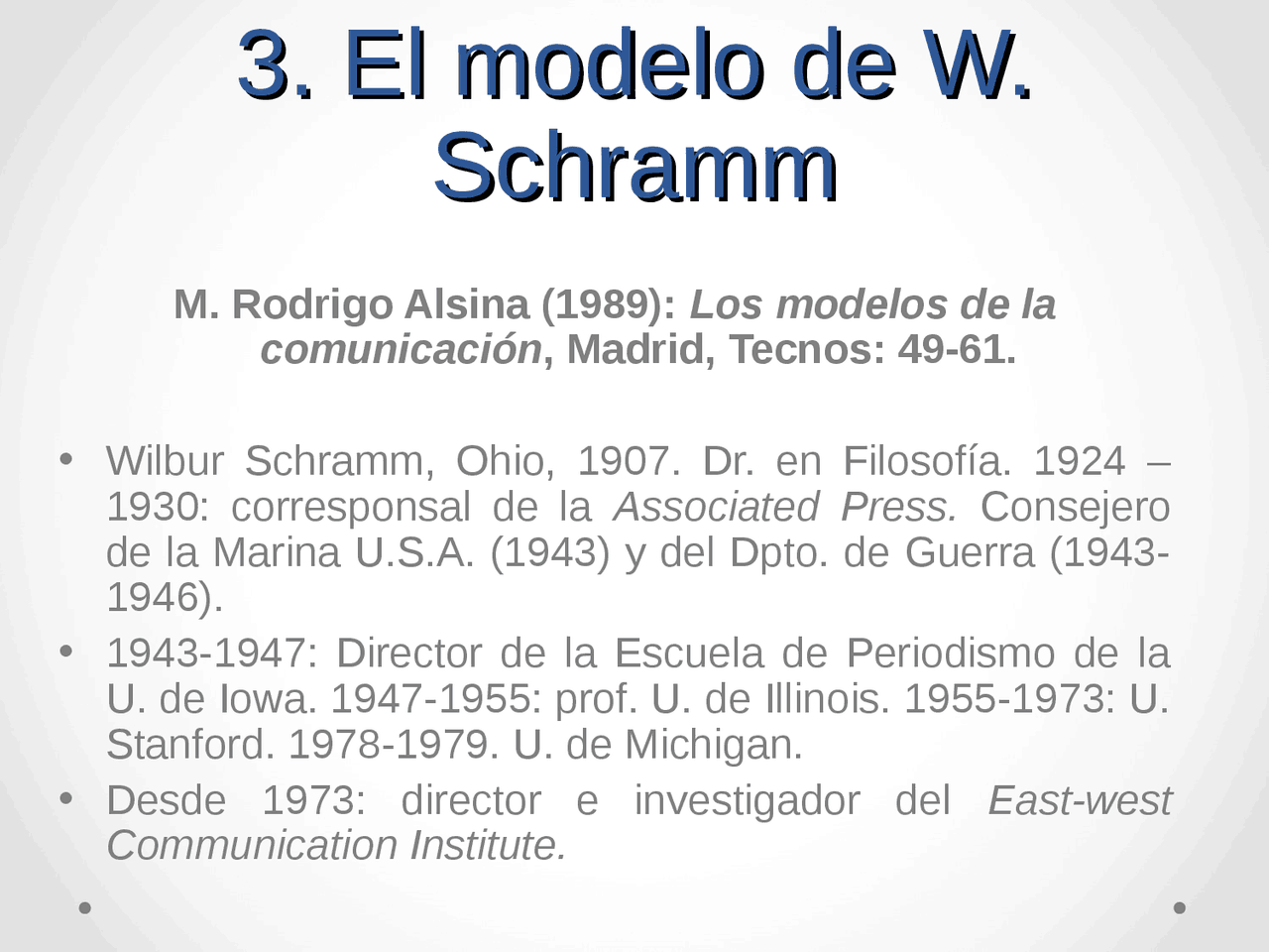 El modelo de W. Schramm Apuntes de Periodismo Docsity El modelo de W. Schramm Apuntes de Periodismo Docsity