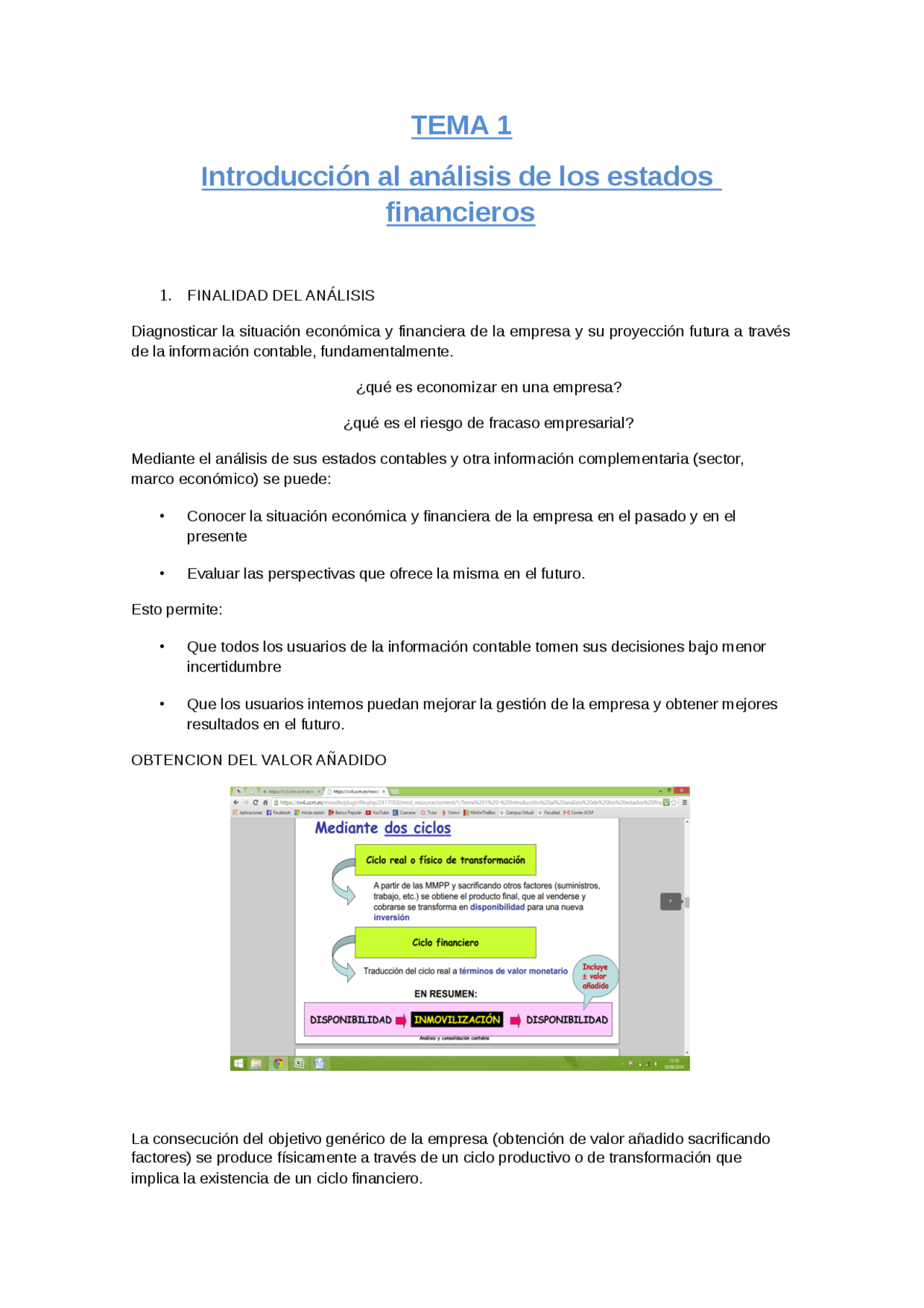Introducción al análisis de los estados financieros - Apuntes de ...