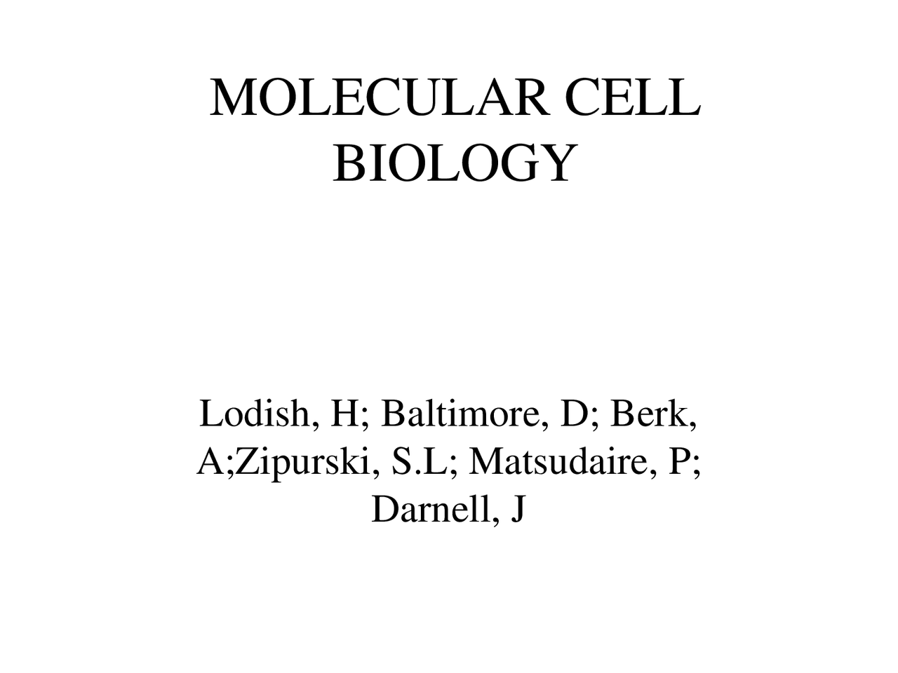 Molecular Cell Biology Lodish 8th Edition Free Pdf www.docsity.com
