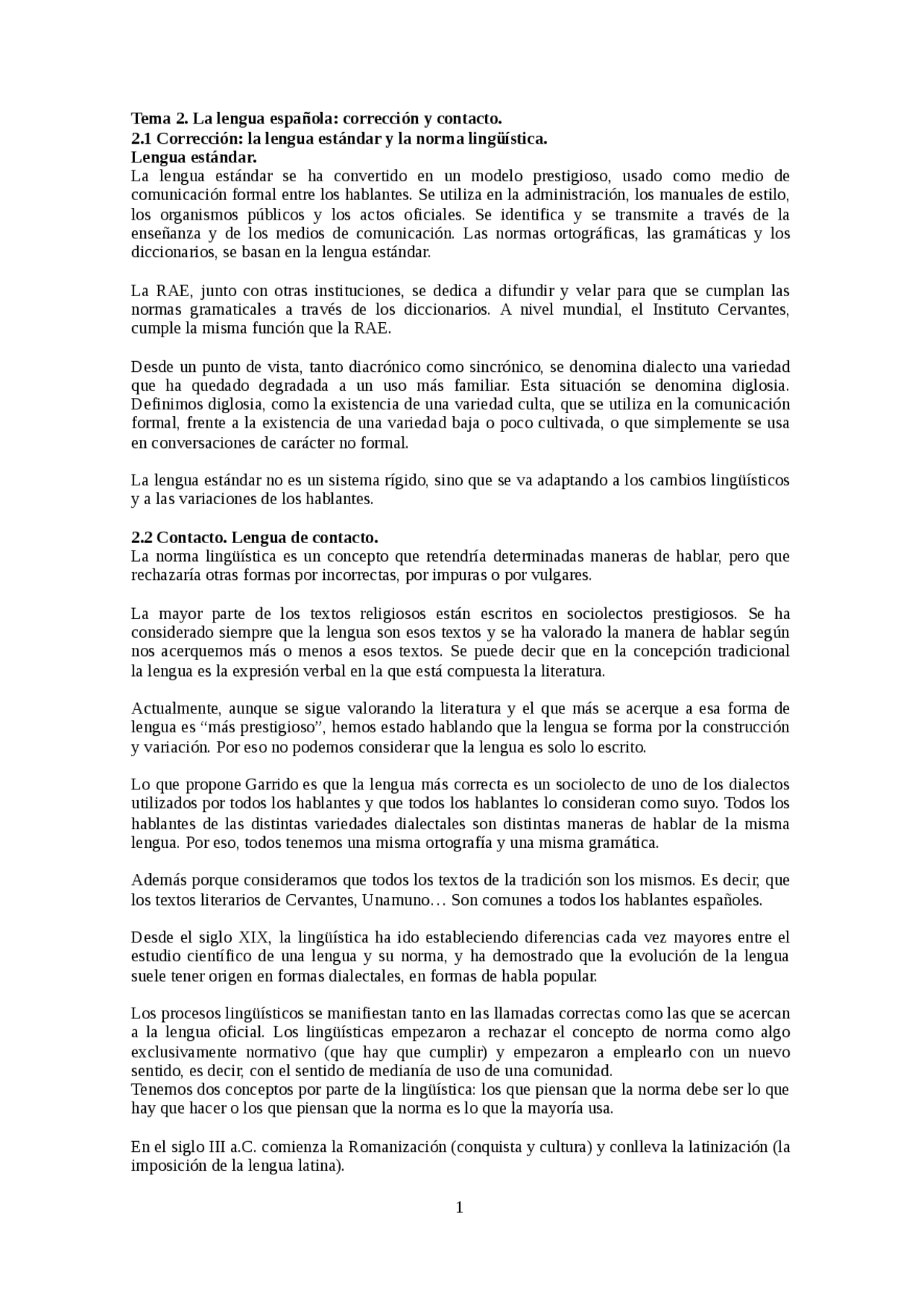 Diferencia Entre Lengua Y Dialecto Rae Tema 2. La lengua española: corrección y contacto.2.1 Corrección: l -  Apuntes de Idiomas - Docsity