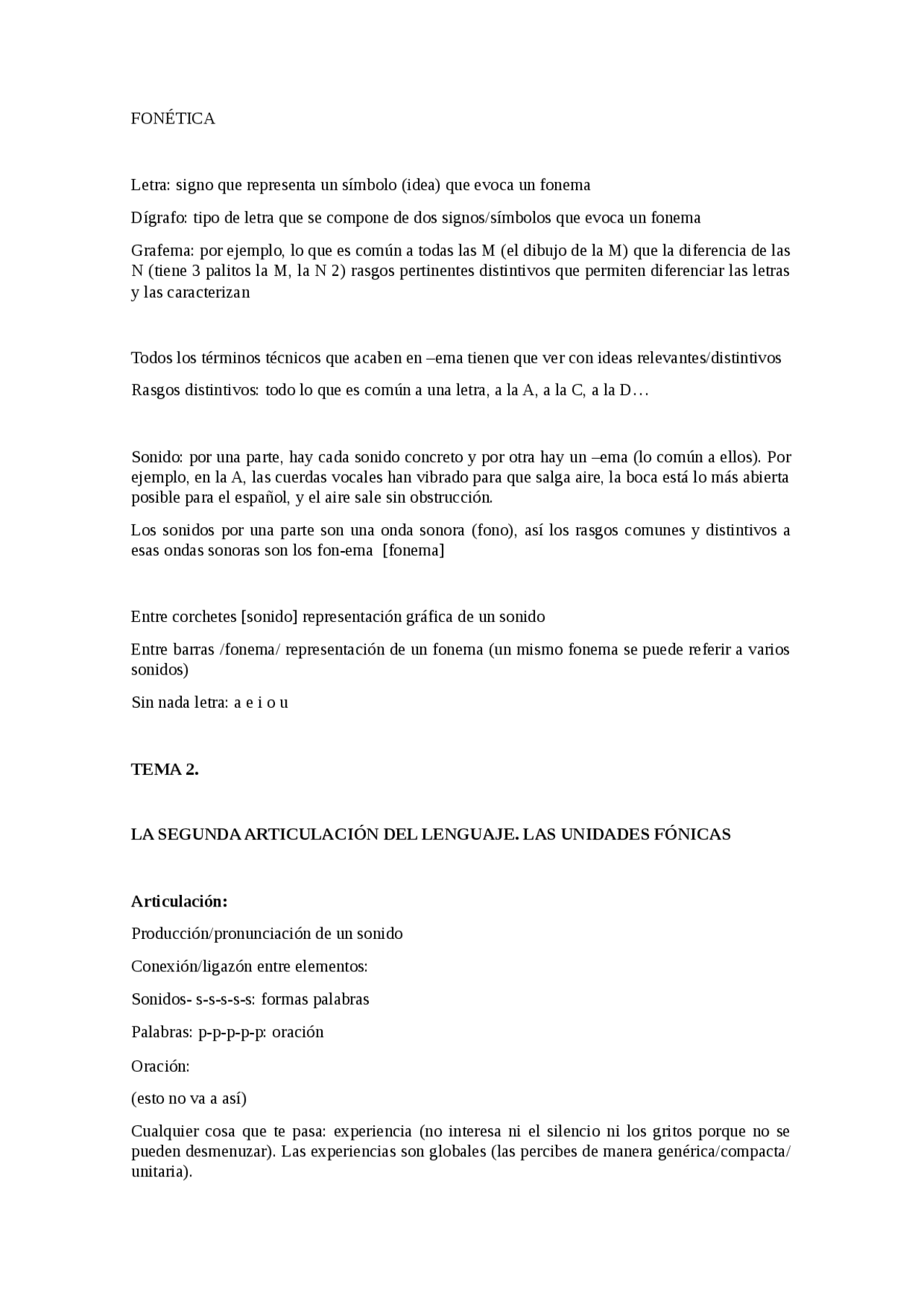 FONÉTICA Letra: signo que representa un símbolo (idea) que evoca un ...