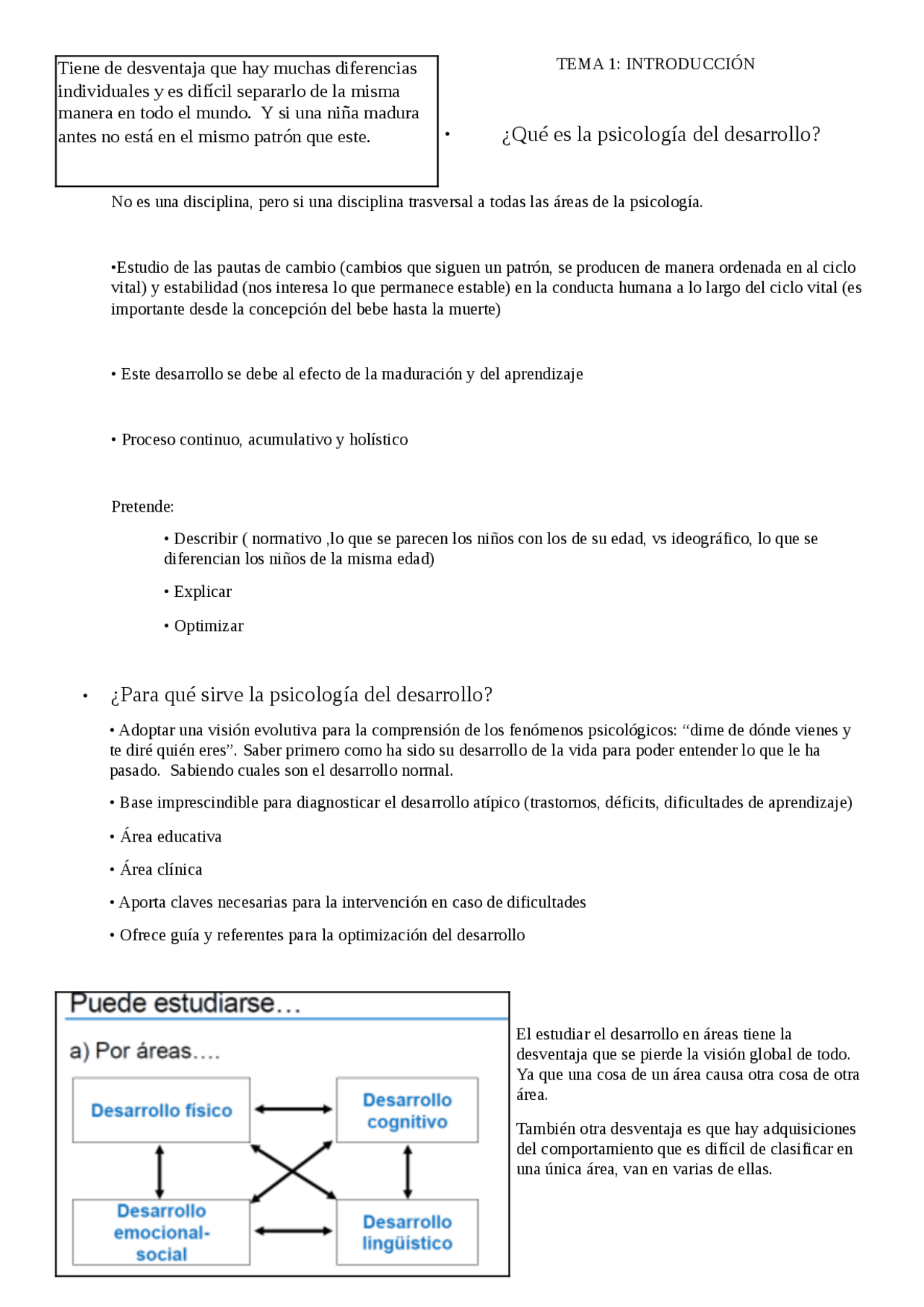 Dime De Donde Vienes Y Te Dire Quien Eres Letra Qué es la psicología del desarrollo - Apuntes de Psicología - Docsity