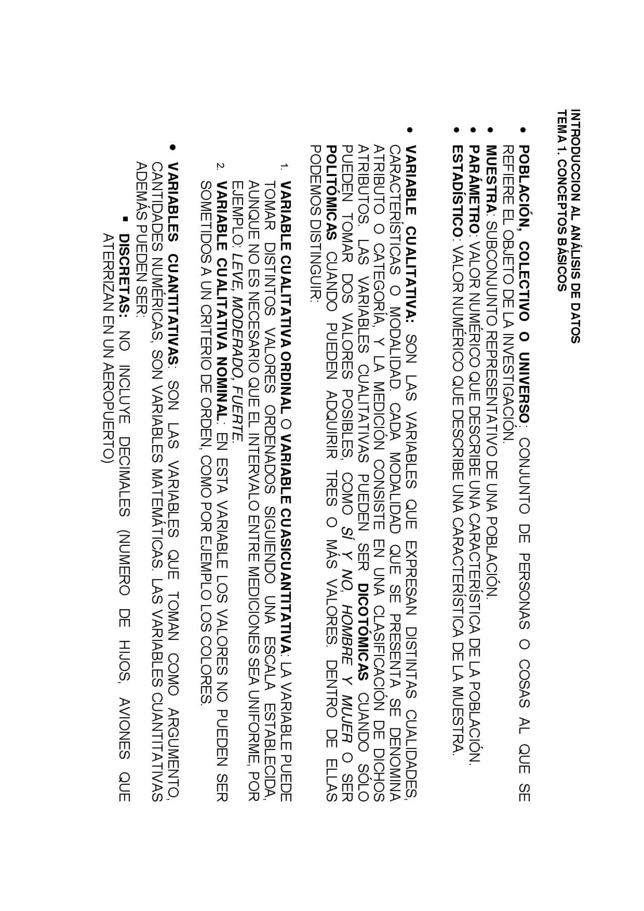 Introduccion Al Alnalisis De Datos Apuntes De Psicologia Docsity