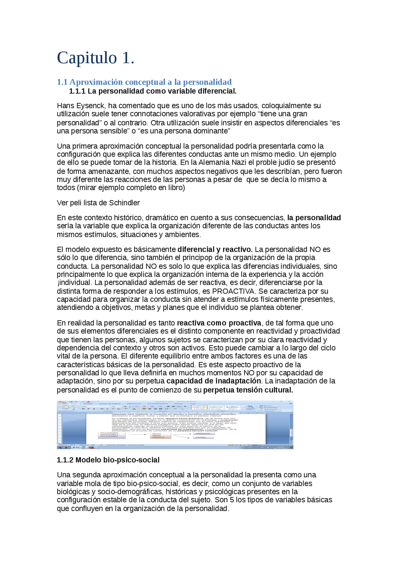 Resumen Capitulo 1 Personalidad Resumenes De Psicologia De La Personalidad Docsity