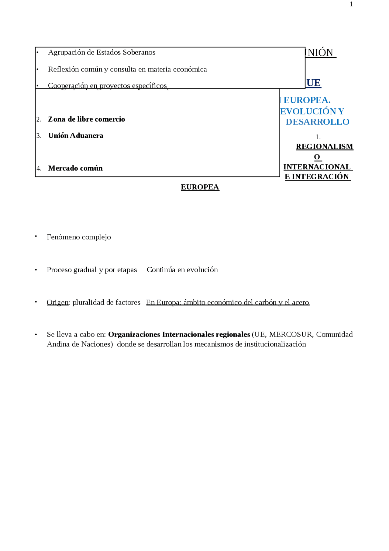 Resumen instituciones UE - Resúmenes de Derecho Romano - Docsity